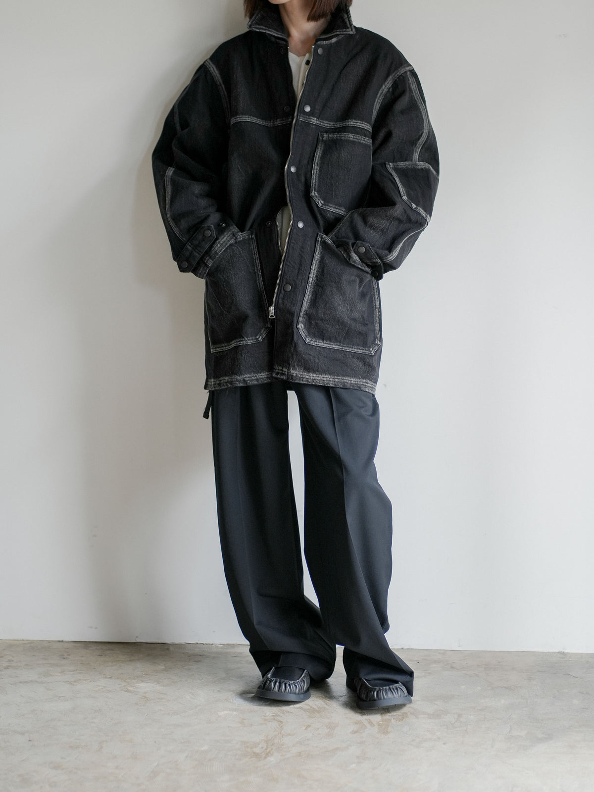 denim coverall - ag