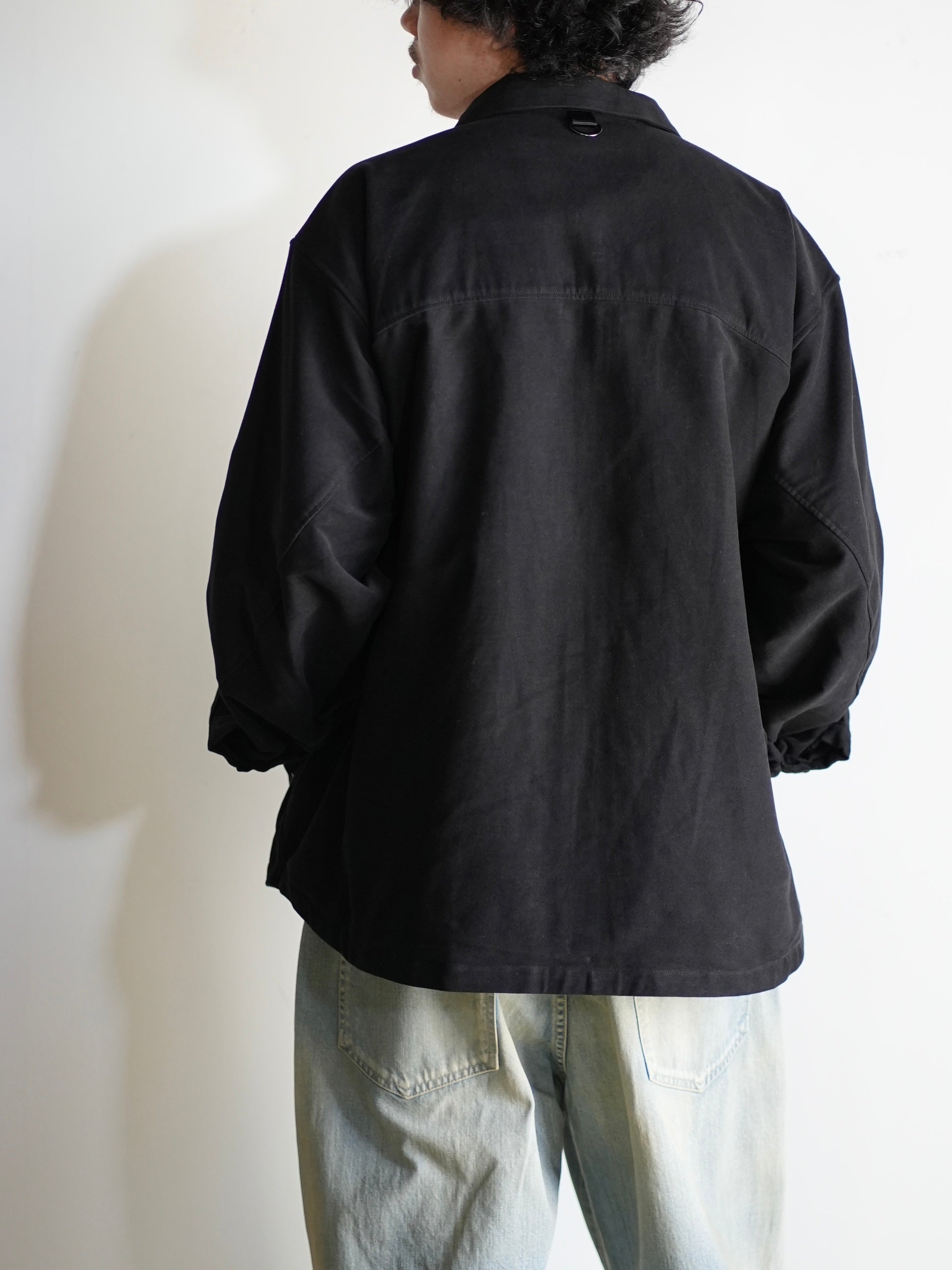 Afiit 25AW モールスキンジップシャツ ZIP SHIRT