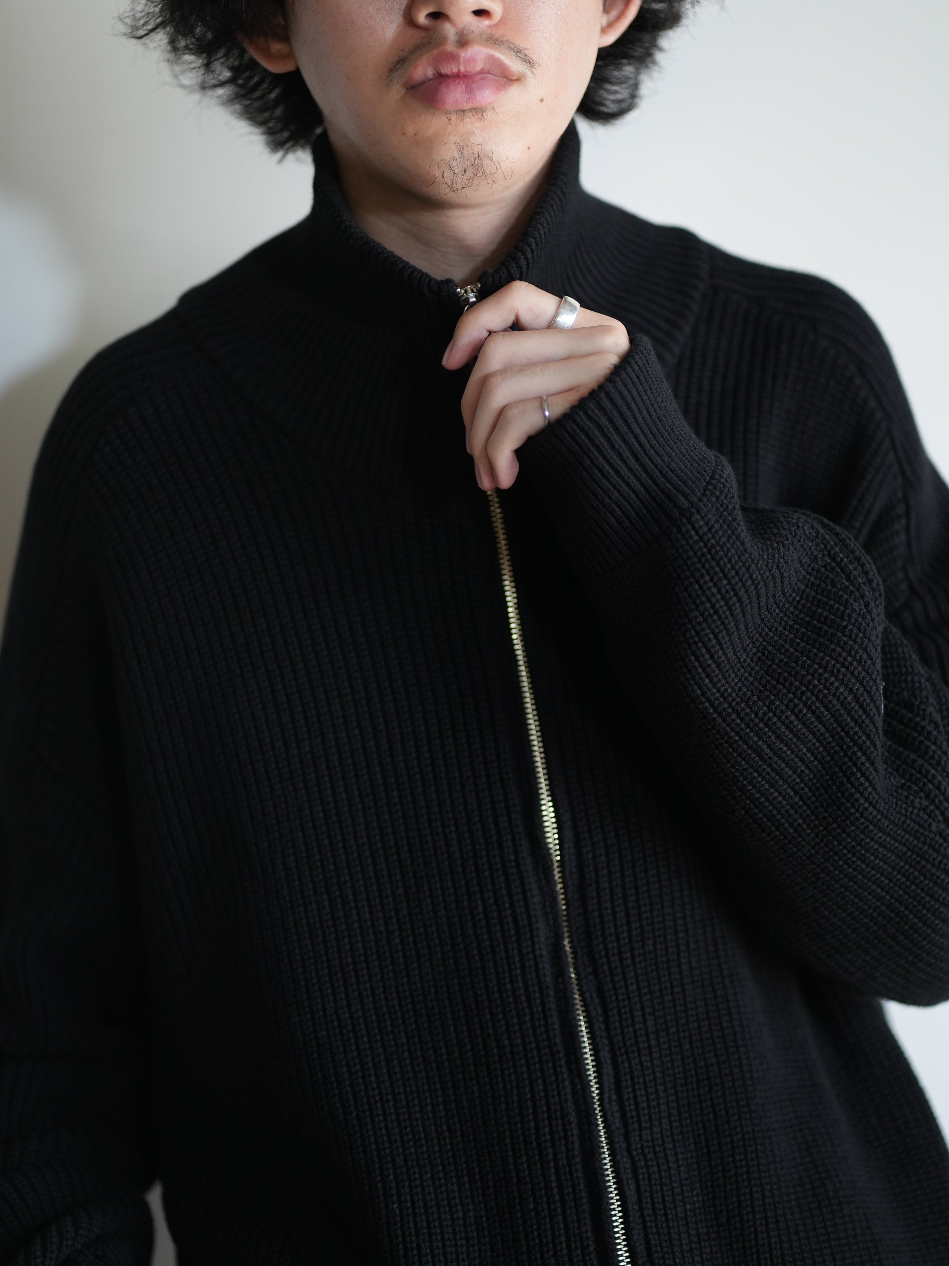 KNIT BLOUSON