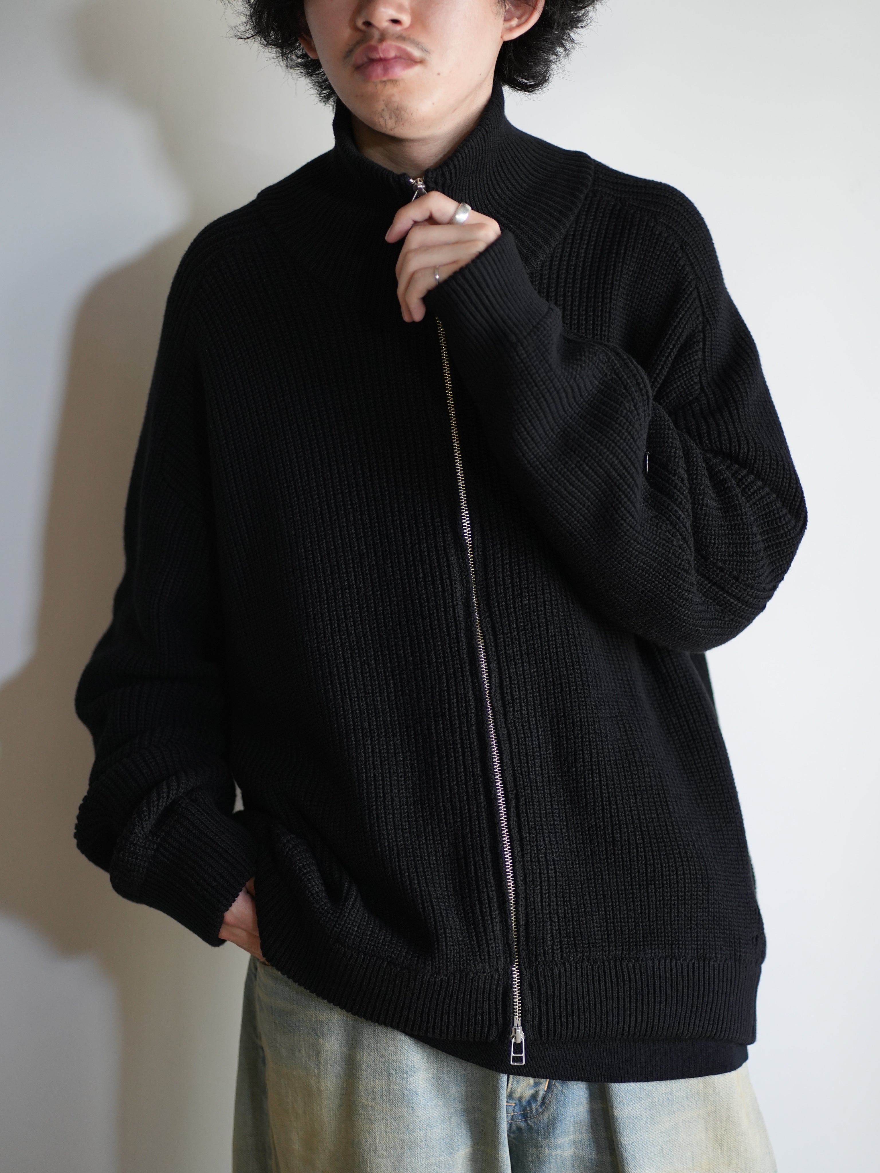 Afiit ニット KNIT BLOUSON