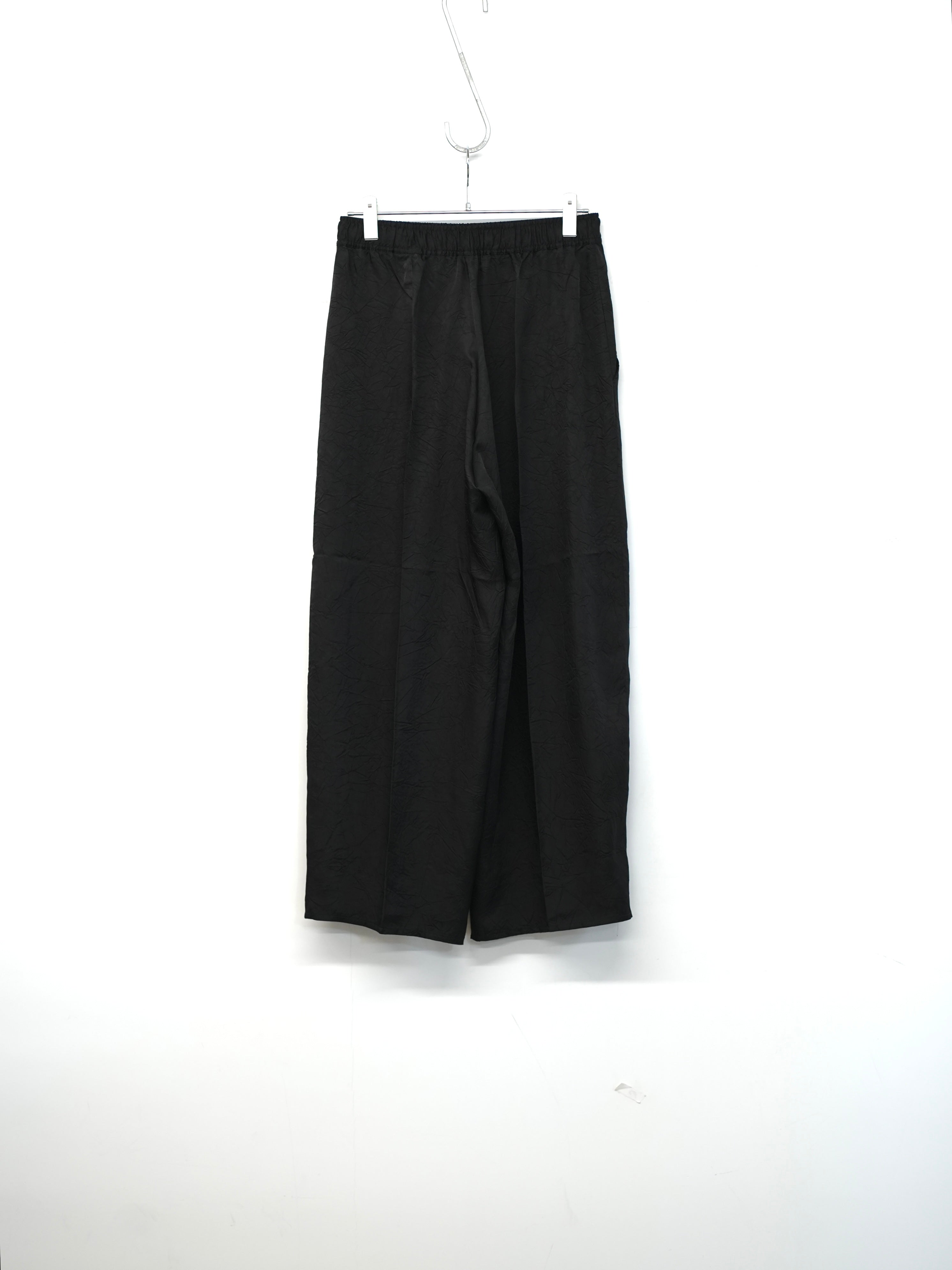 OVERSIZED PYJAMA PANTS(Black)