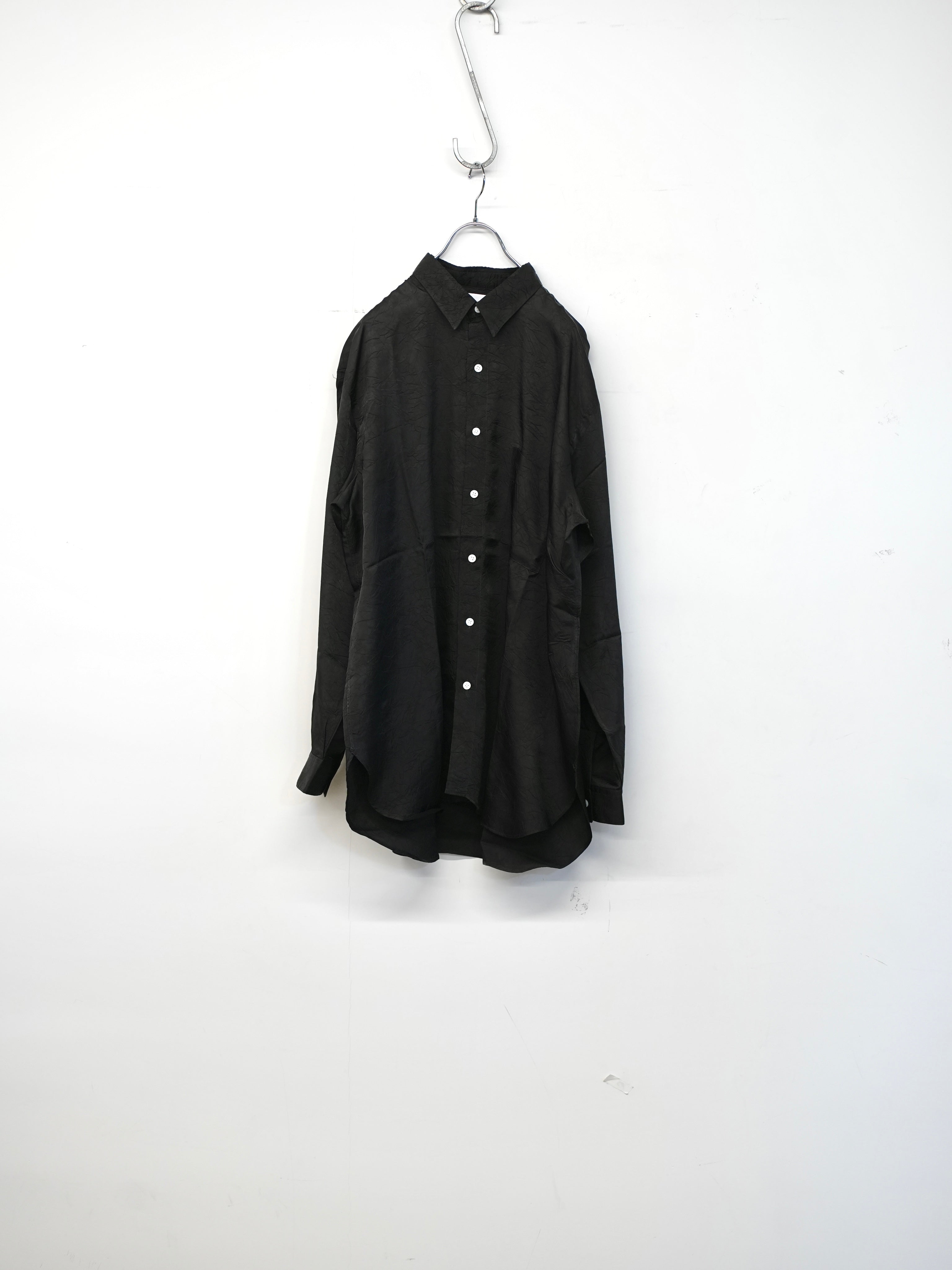 HANDMADE MEN’S CLASSIC COLLAR SHIRT(Black)