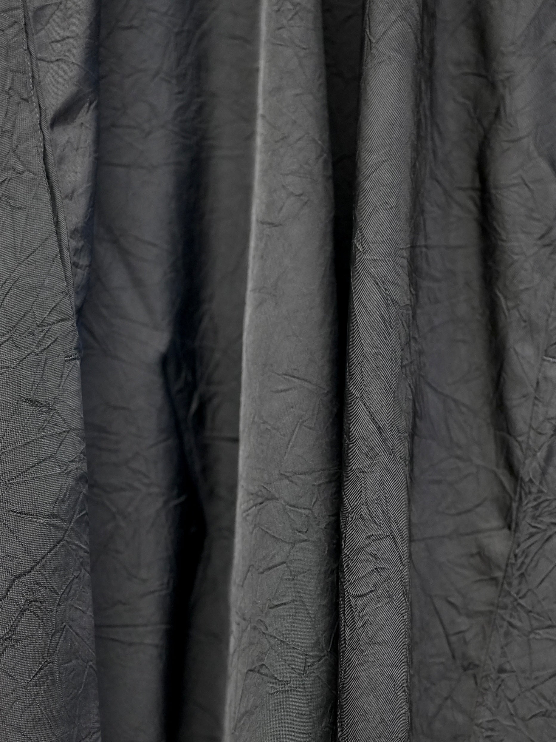 ROUND NECK LONG DRESS(Black)