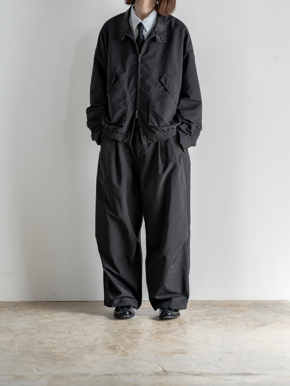 【予約販売】UTILITY DRAPE TUCK PANTS ex. etoqk