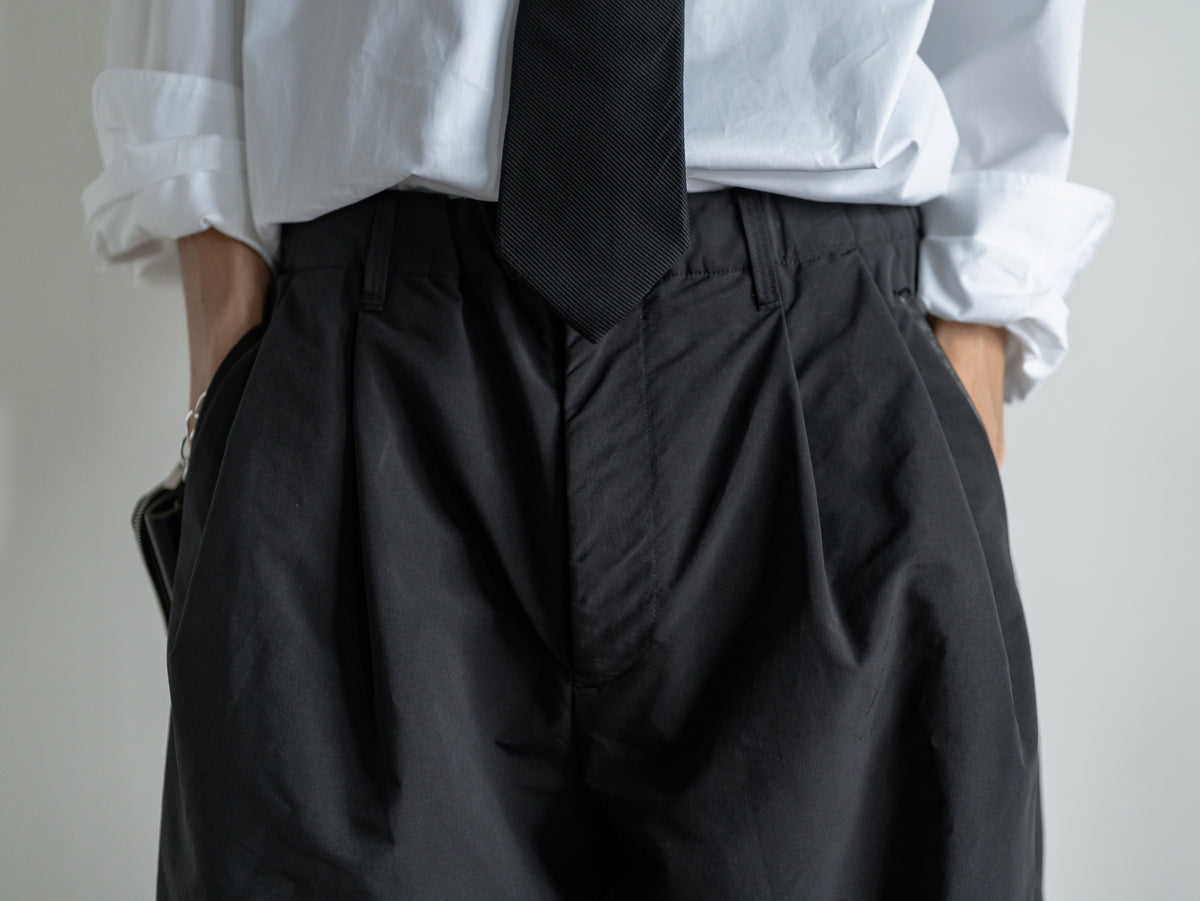 【予約販売】UTILITY DRAPE TUCK PANTS ex. etoqk