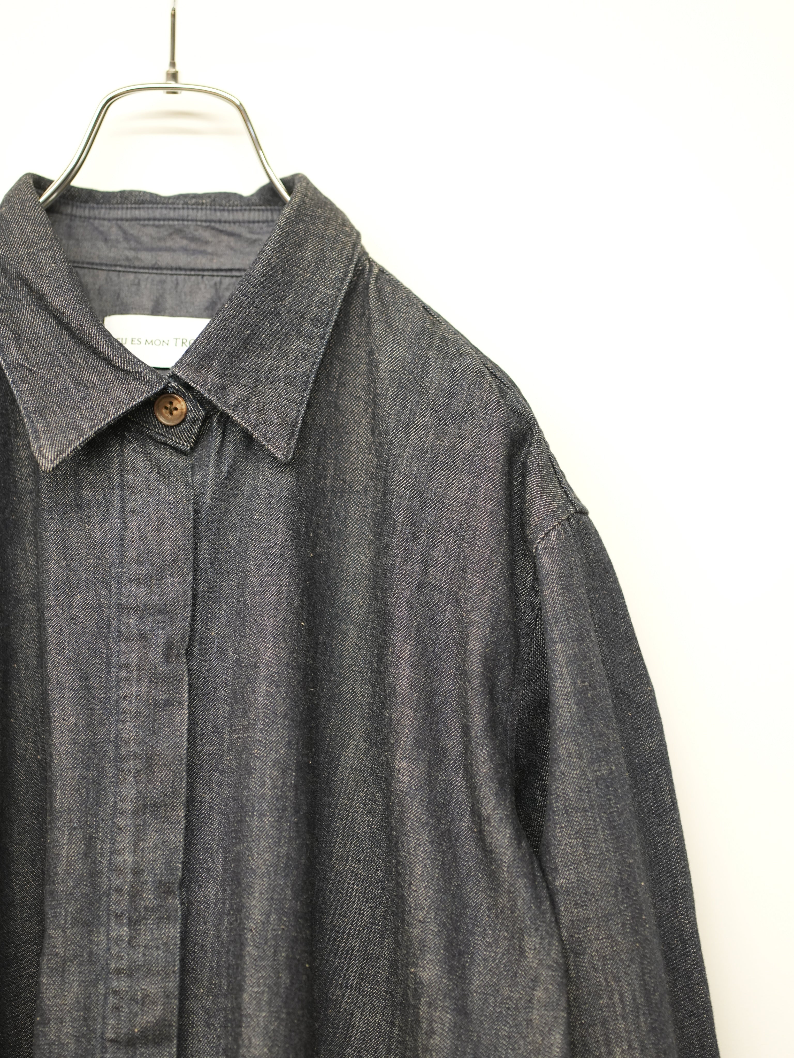 The Opal Denim Over Shirt(Solid 1wash)
