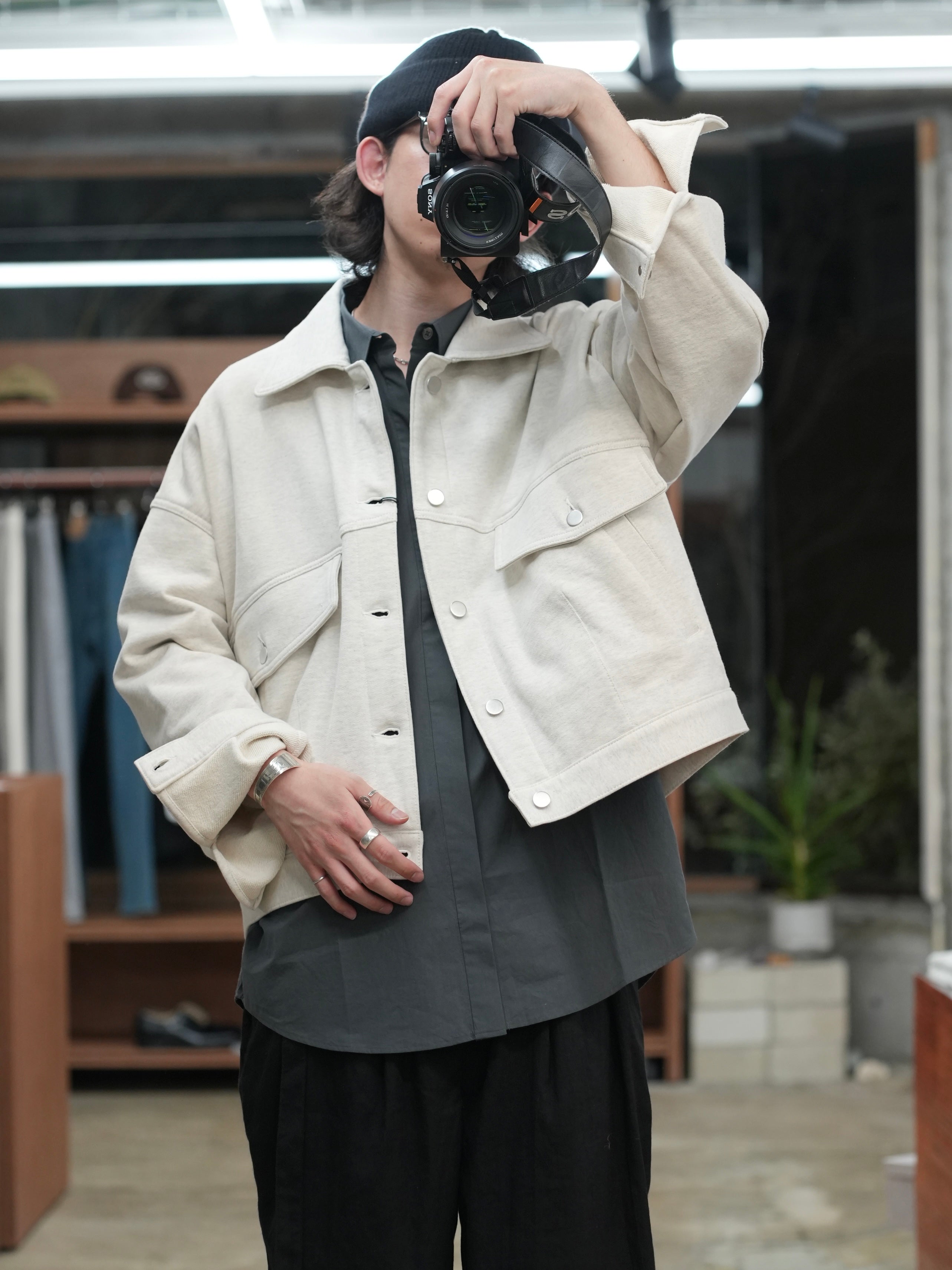 SWEAT TRUCKER JACKET