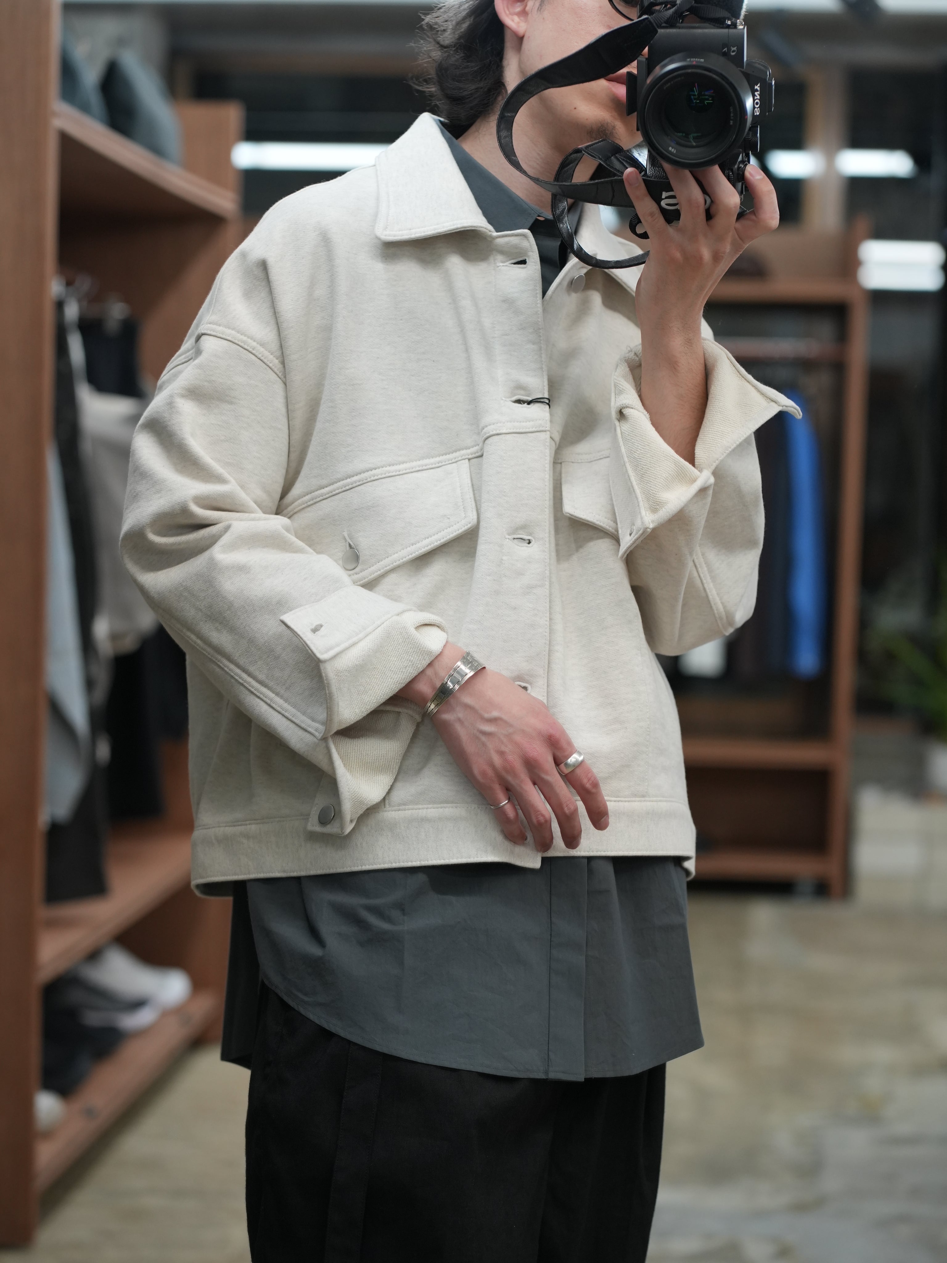 SWEAT TRUCKER JACKET