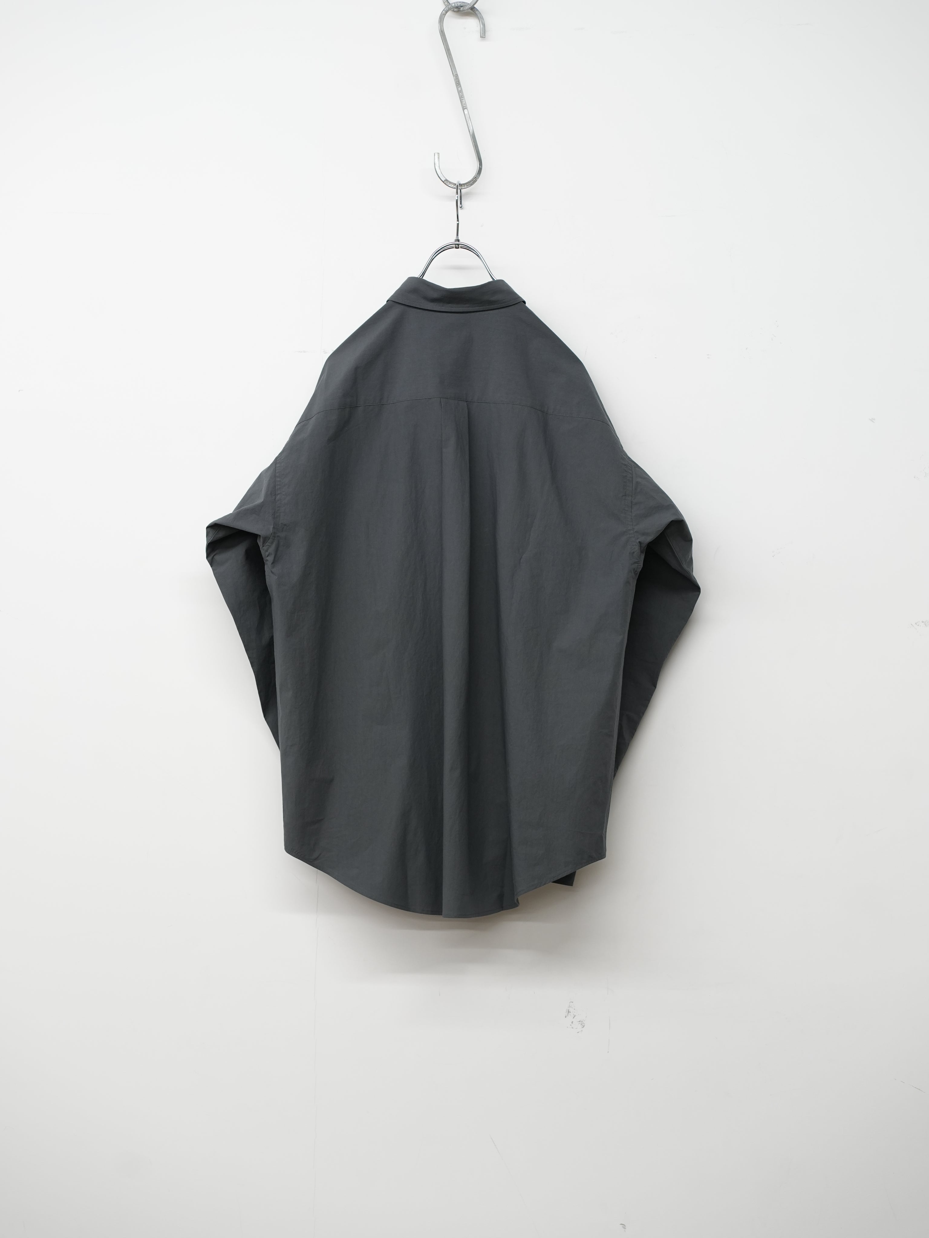 COTTON TYPEWRITER FLY FRONT SHIRT