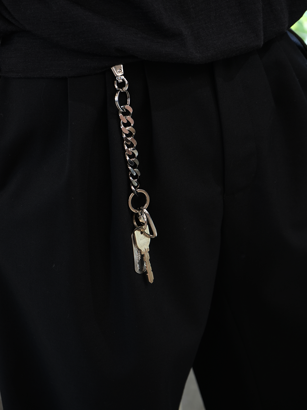 Signature Double Karabina Keychain Combination (Silver ×Black)