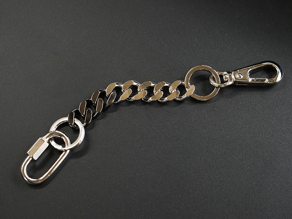 Signature Double Karabina Keychain Combination (Silver ×Black)