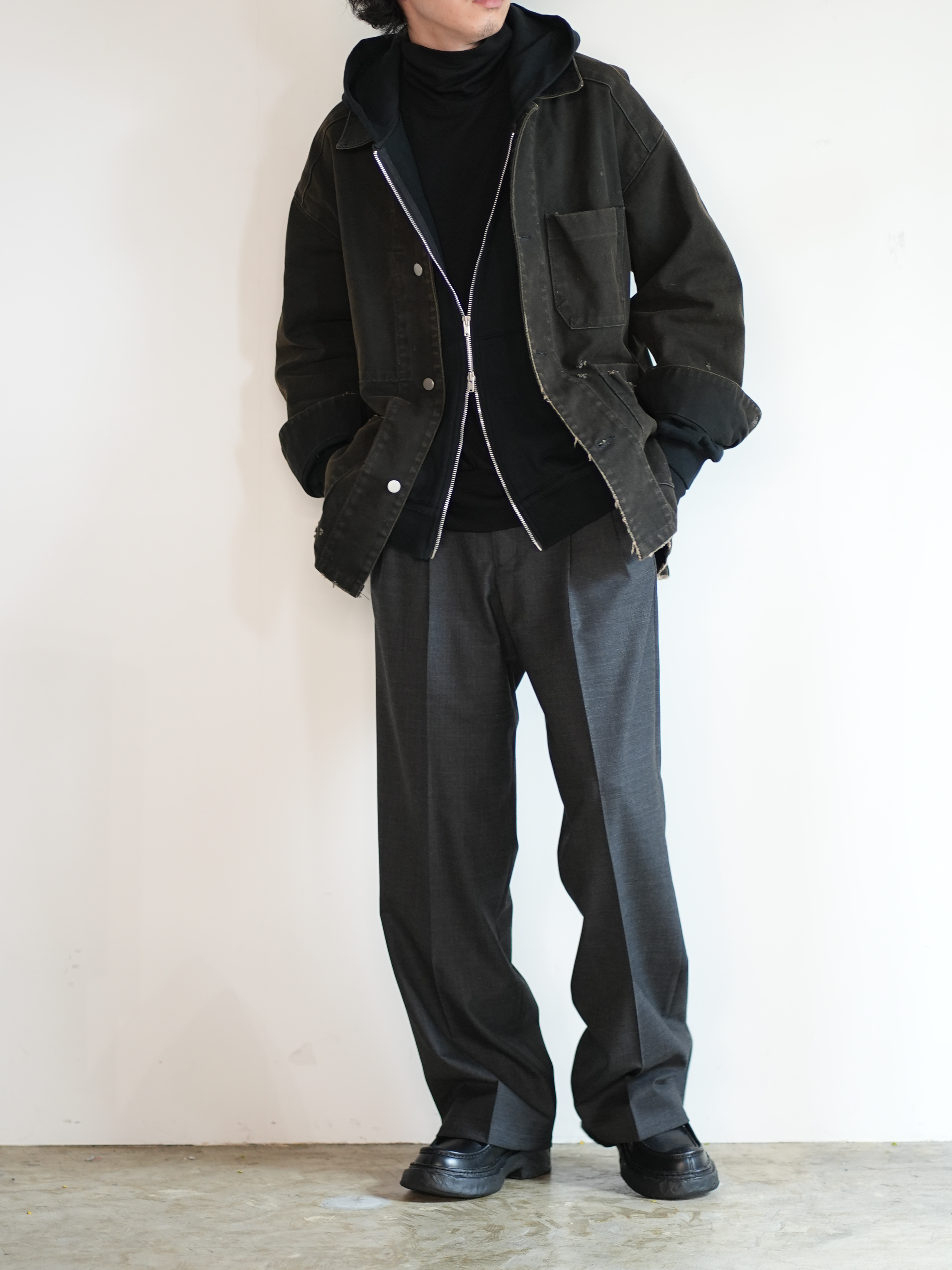 [ANCELLM/exclusive] DUCK COVERALL JACKET