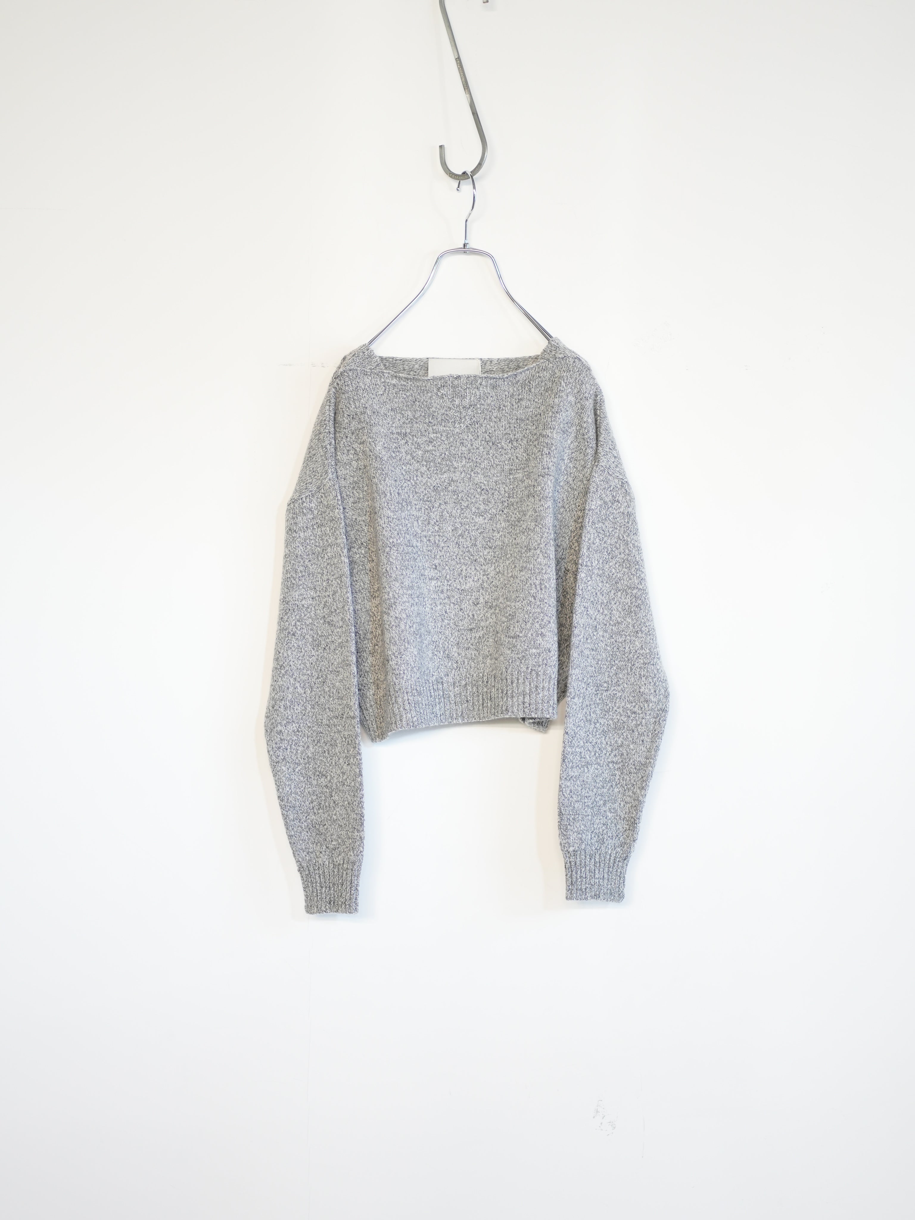 LAMBSWOOL WASHABLE CROPPED SWEATER