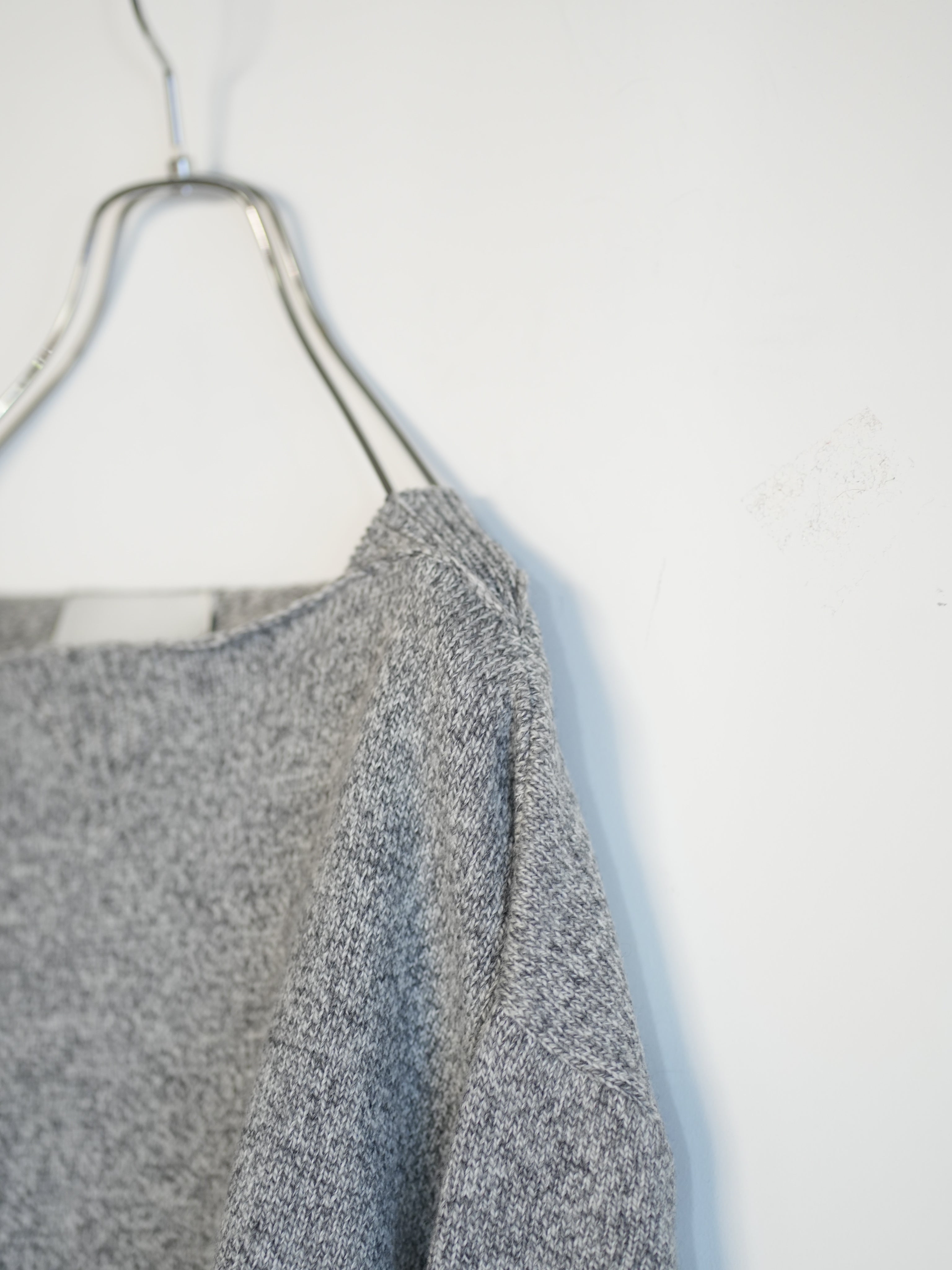 LAMBSWOOL WASHABLE CROPPED SWEATER