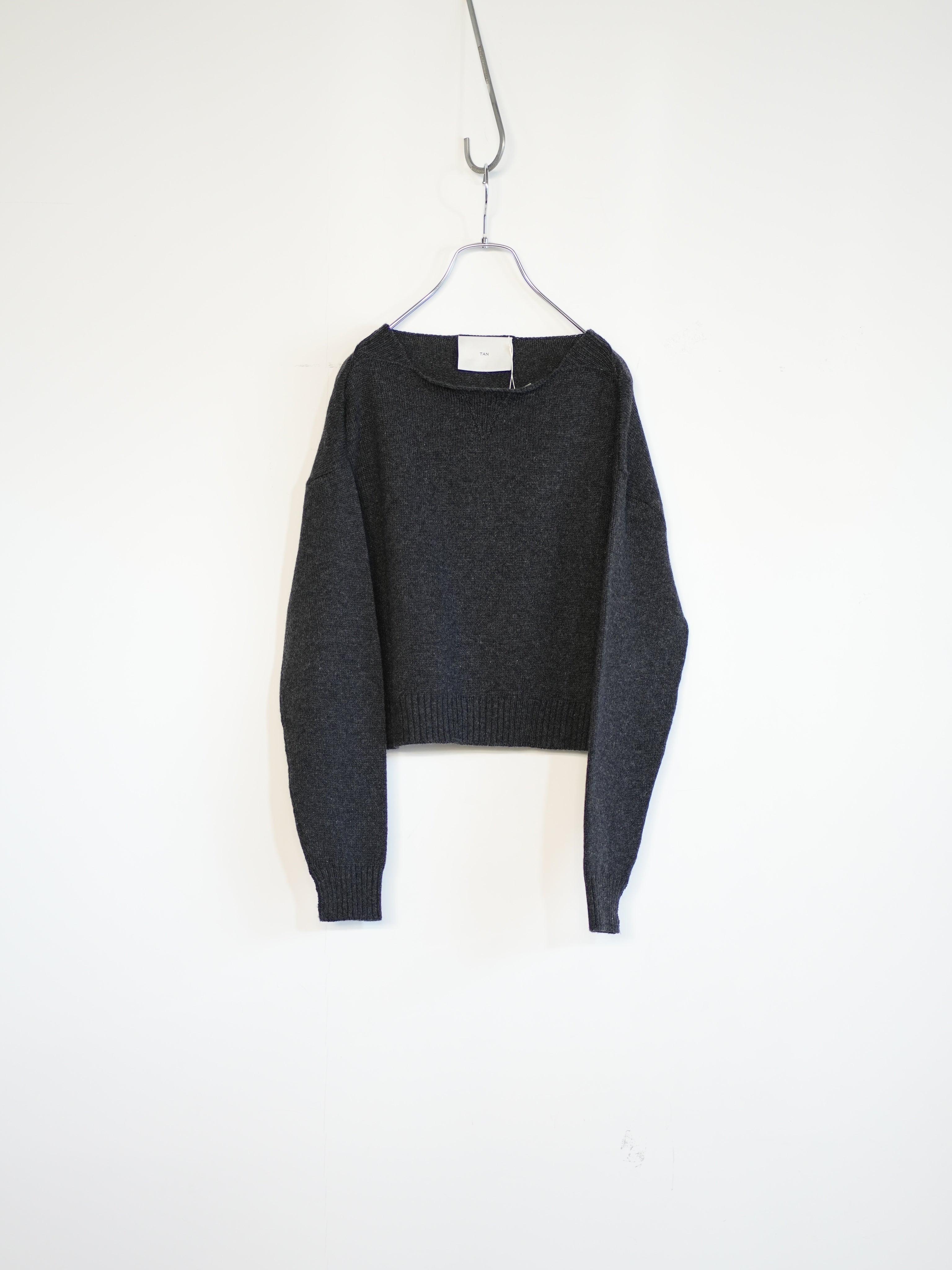 LAMBSWOOL WASHABLE CROPPED SWEATER