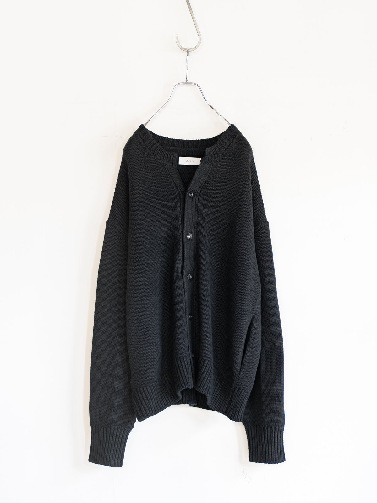CREW NECK CARDIGAN