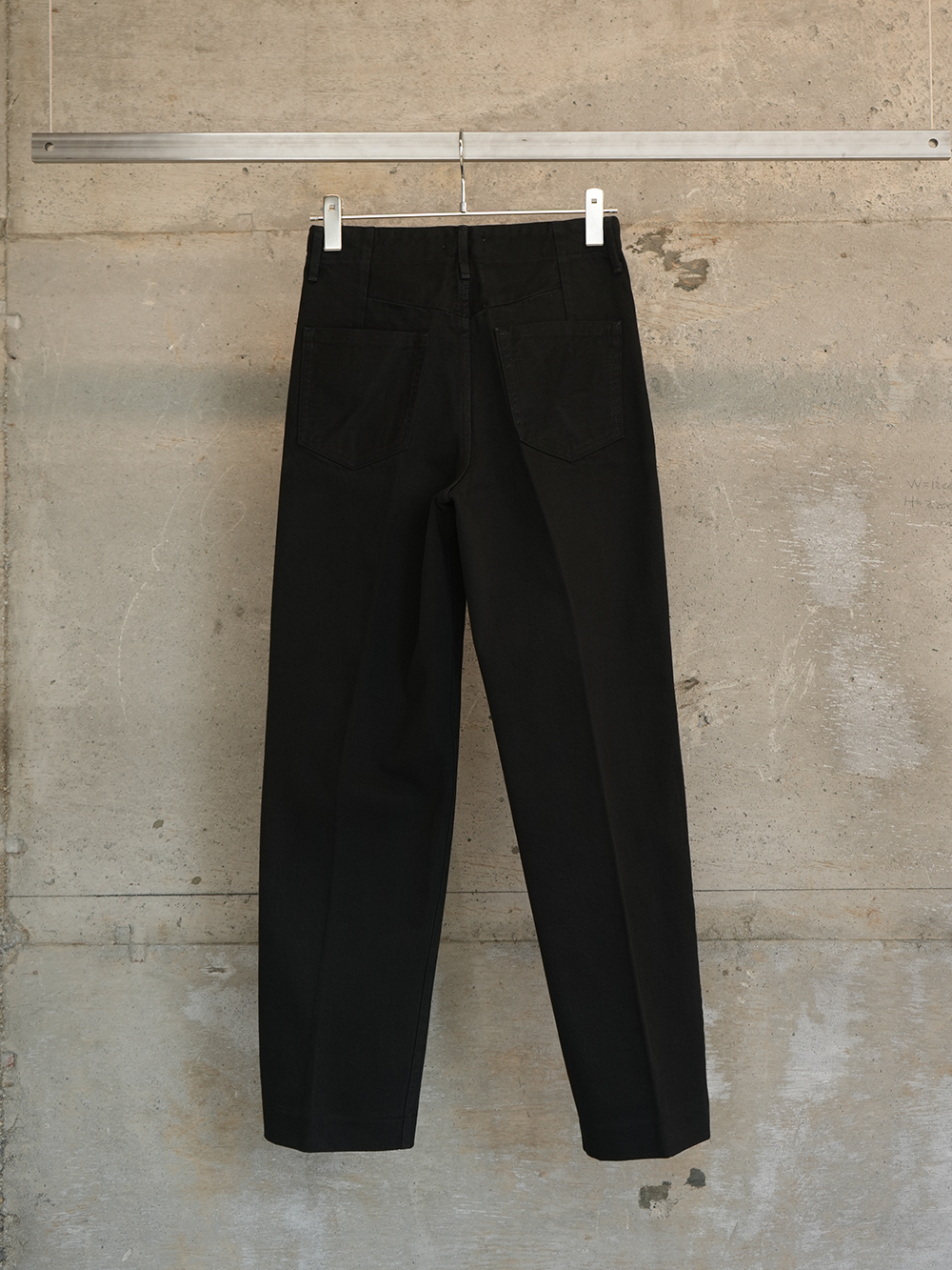 THE JEAN TROUSERS(OVERDYE BLACK)