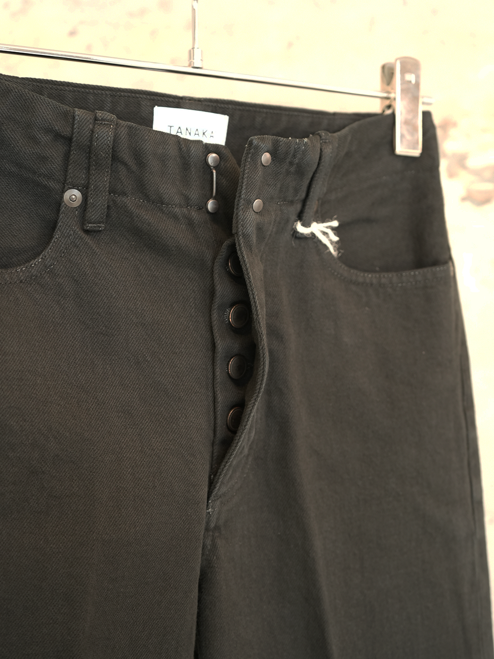 THE JEAN TROUSERS(OVERDYE BLACK)