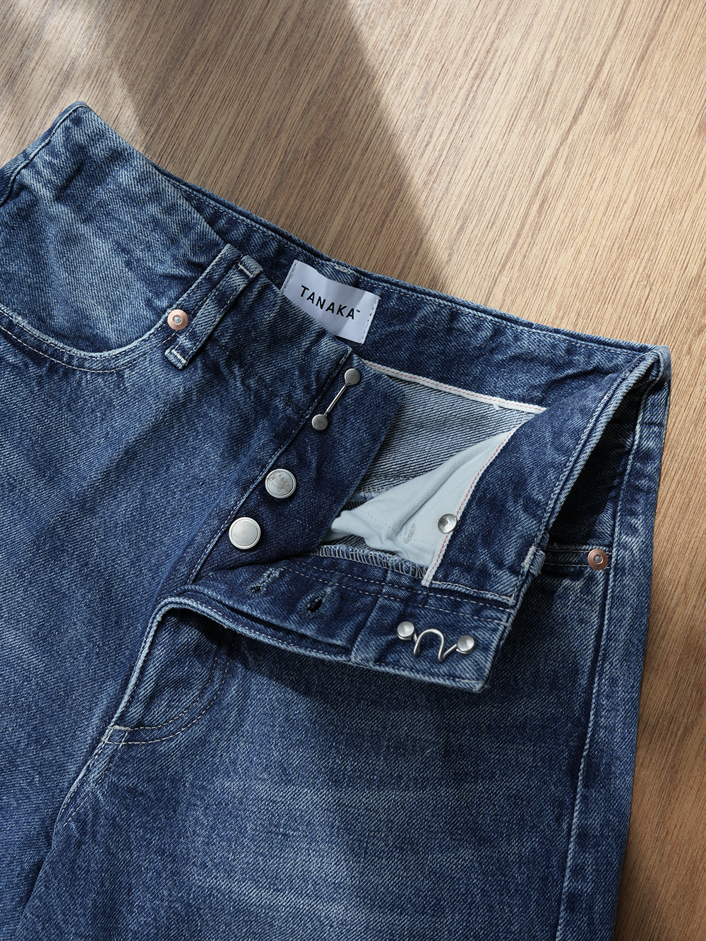 THE JEAN TROUSERS(VINTAGE BLUE)