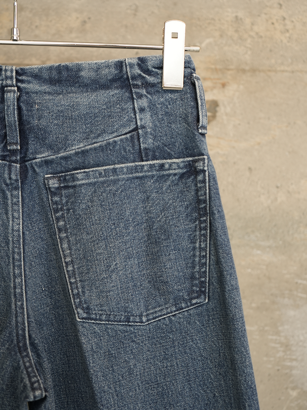 WIDE JEAN TROUSERS(VINTAGE BLUE)