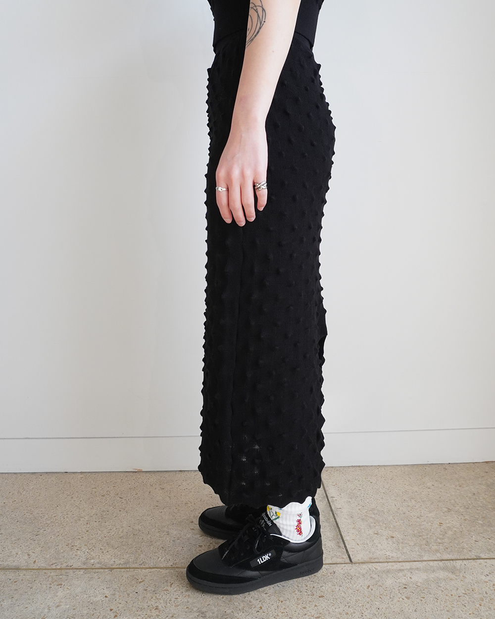 durian long skirt(black)