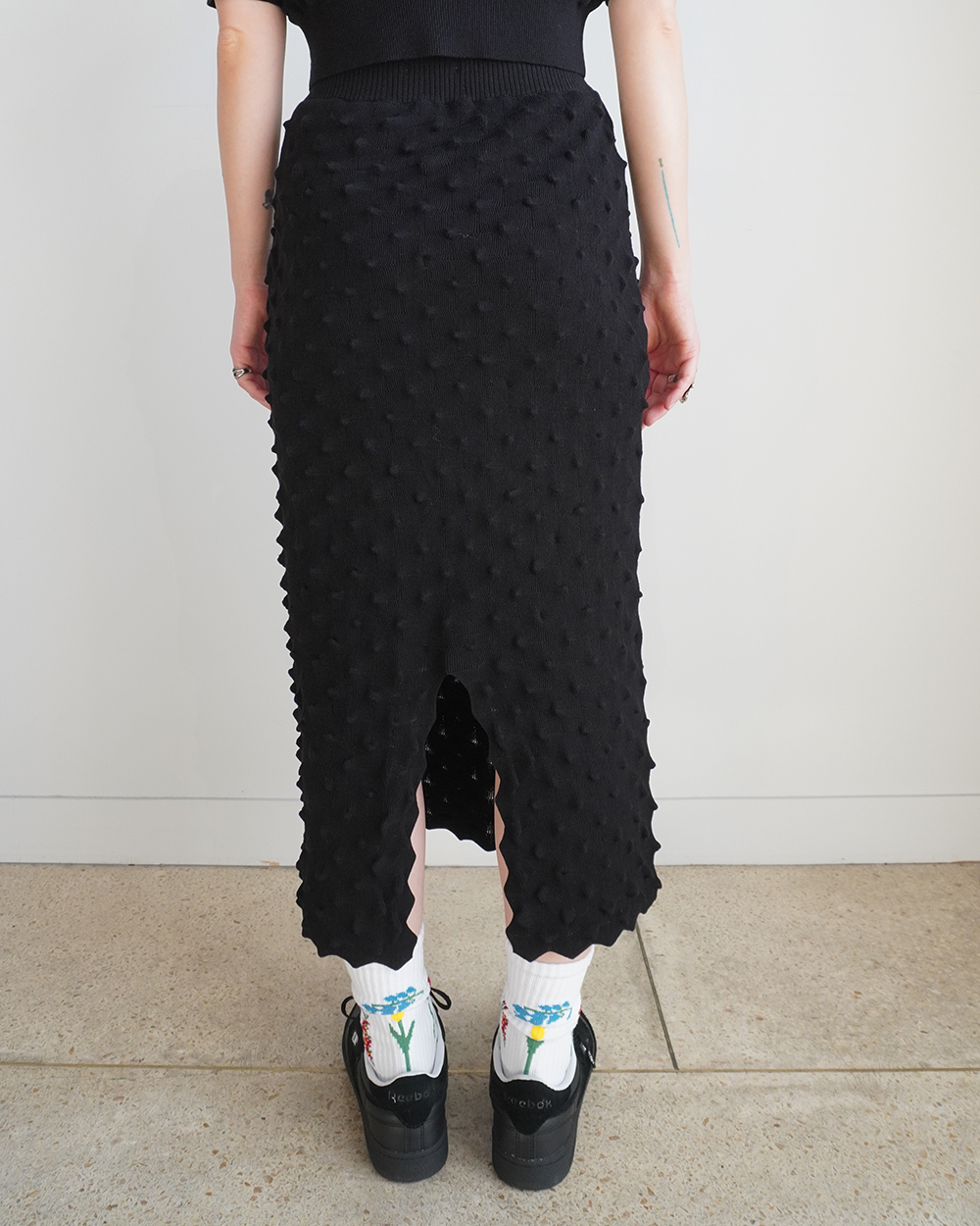 durian long skirt(black)