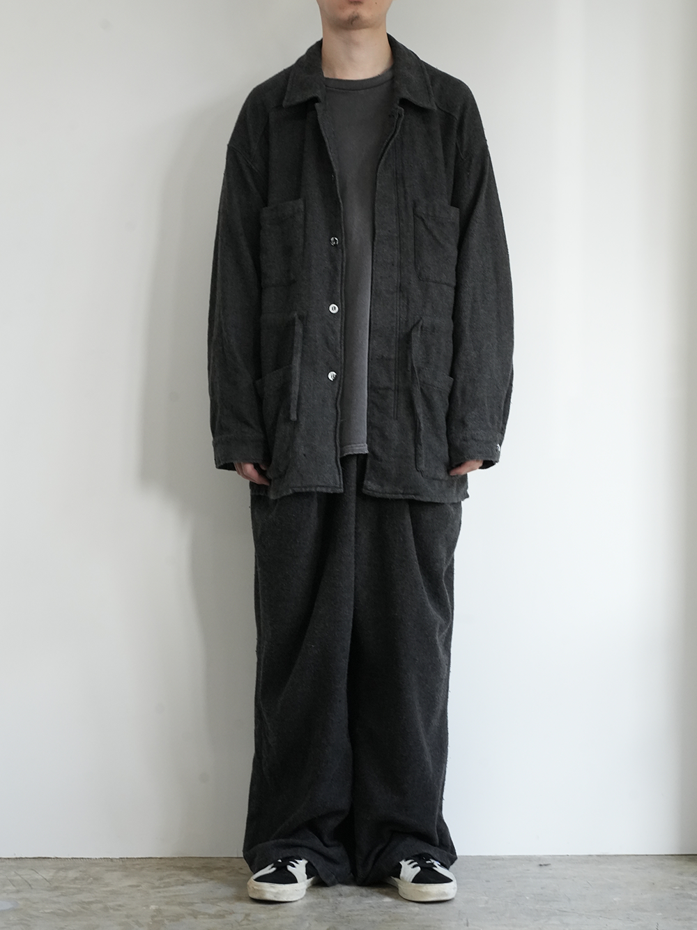 【ANCELLM/exclusive】PILLING SHIRT JACKET EX