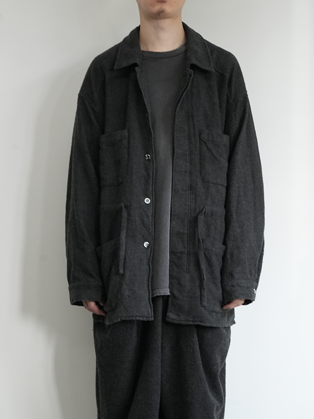 【ANCELLM/exclusive】PILLING SHIRT JACKET EX