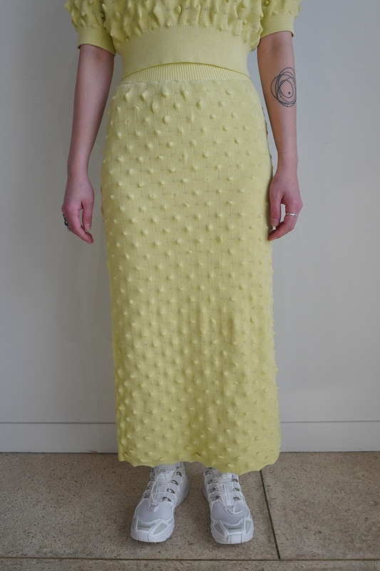 durian long skirt(pistachio)
