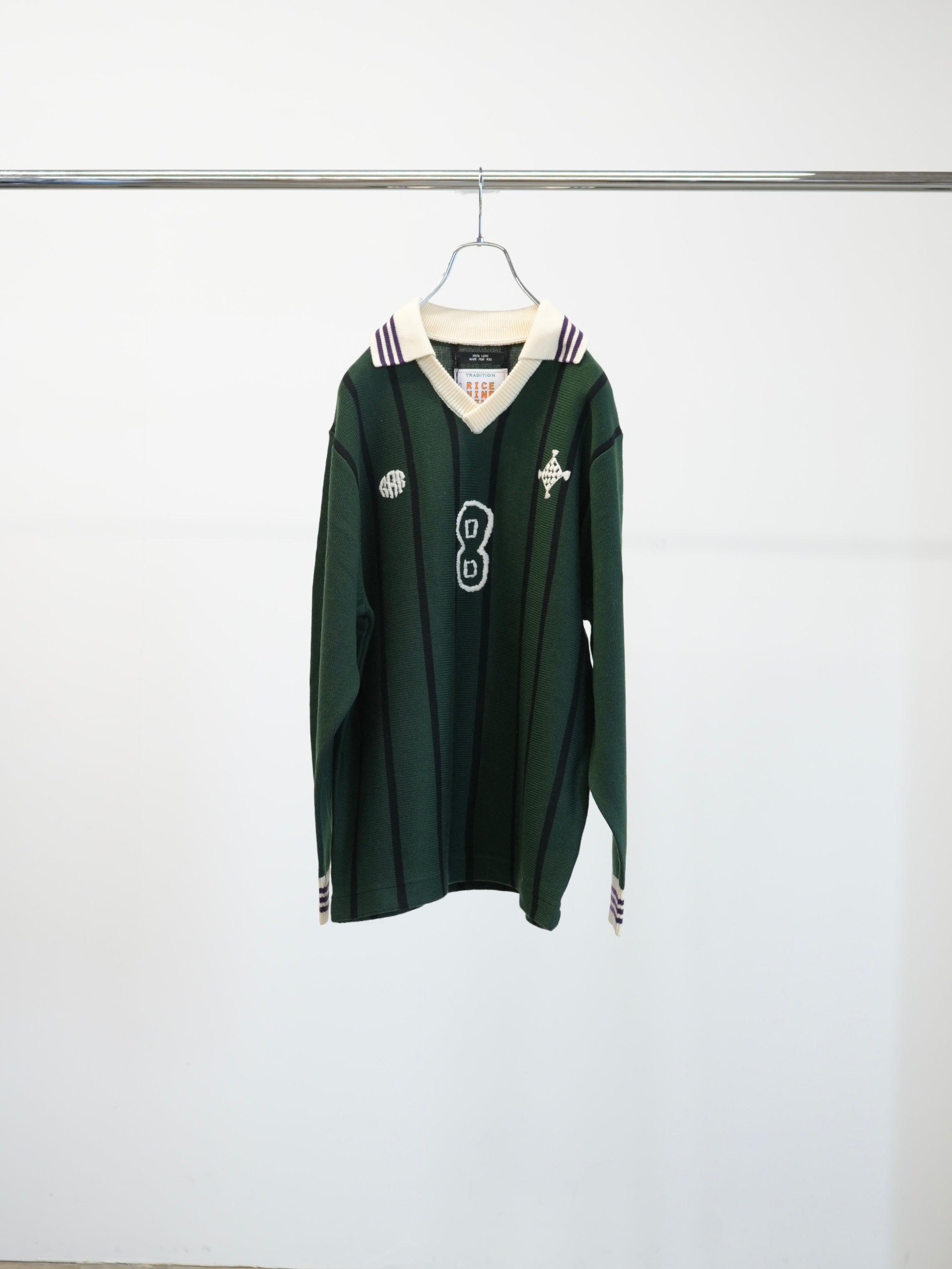 KNITTING LONG SLEEVE SOCCER JERSEY