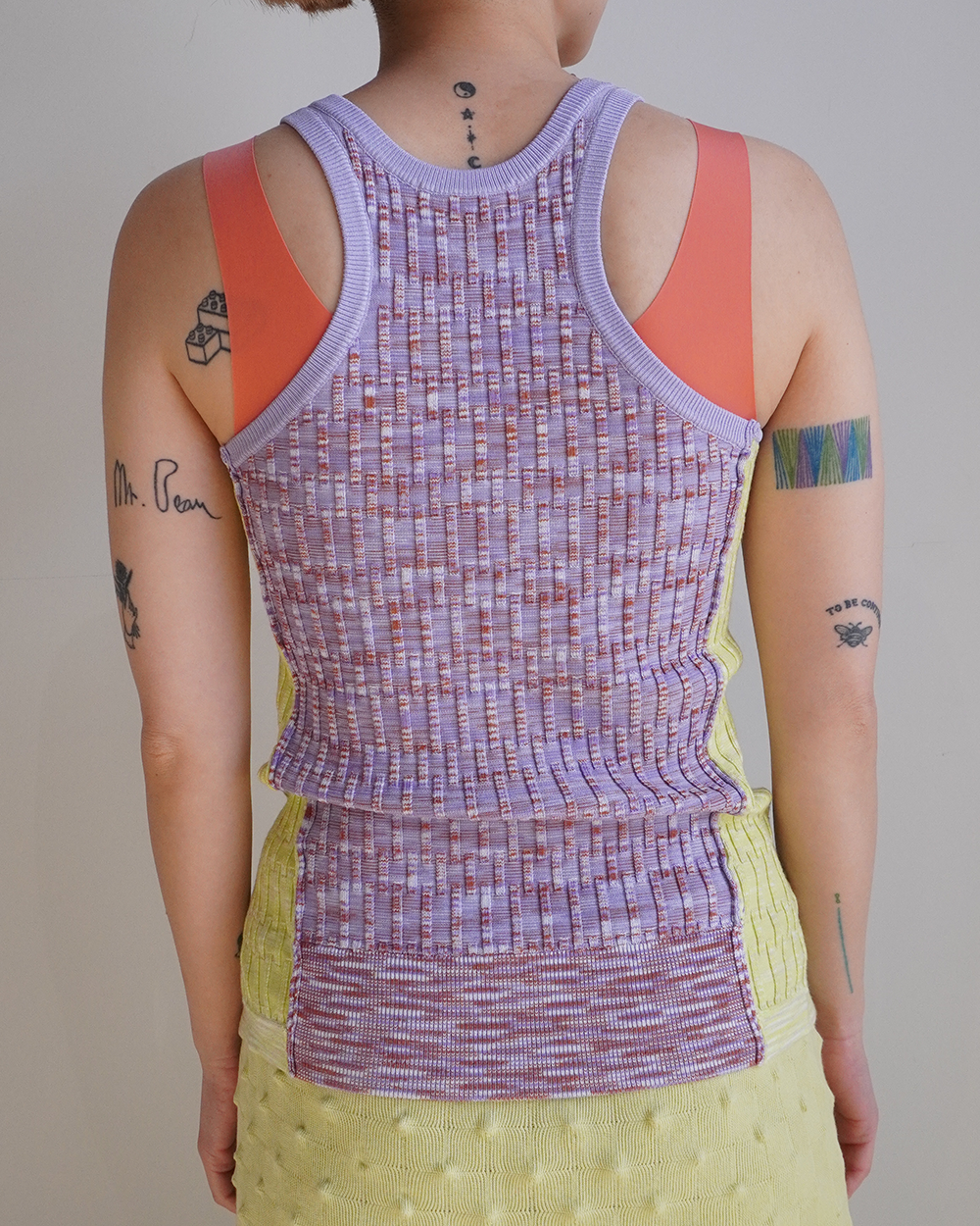 [40%OFF]melange patch tank(lavender)