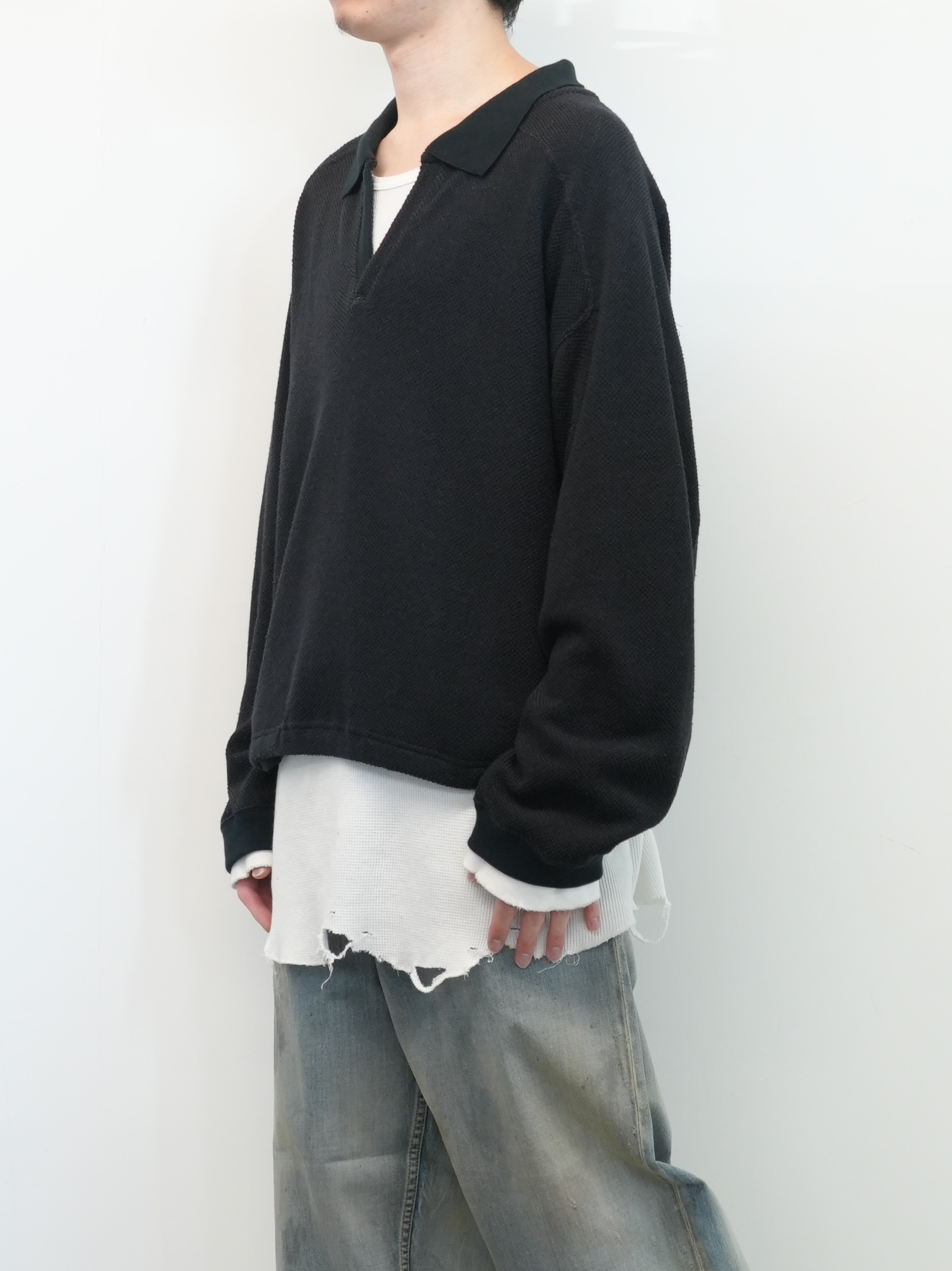 S/C SKIPPER PULLOVER(BLACK)