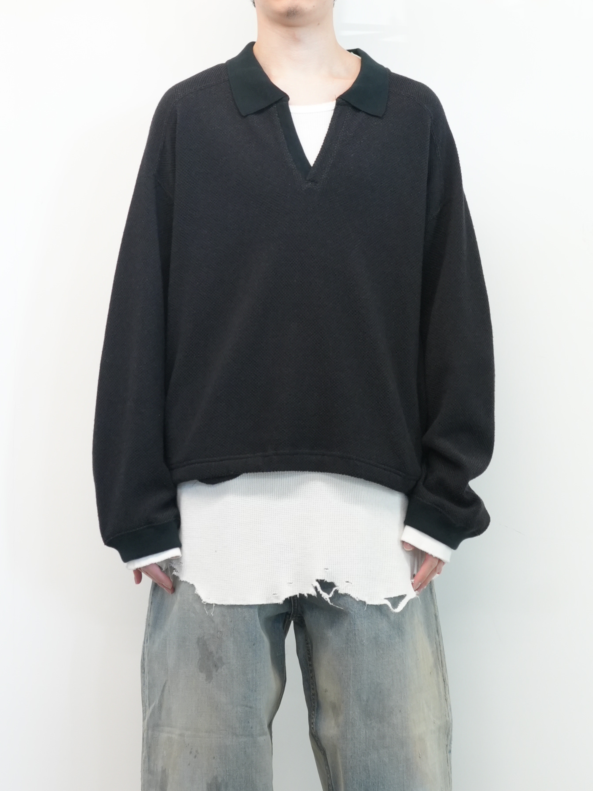 S/C SKIPPER PULLOVER(BLACK)