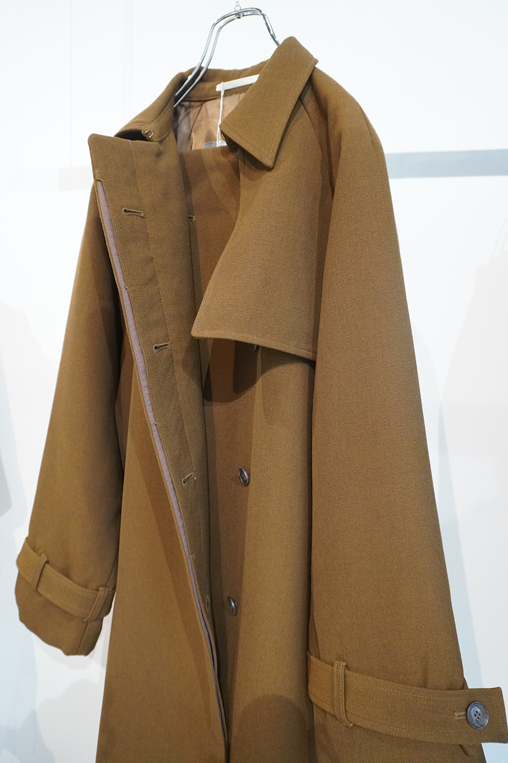 WV Mix Padded Trench Coat(Brown)