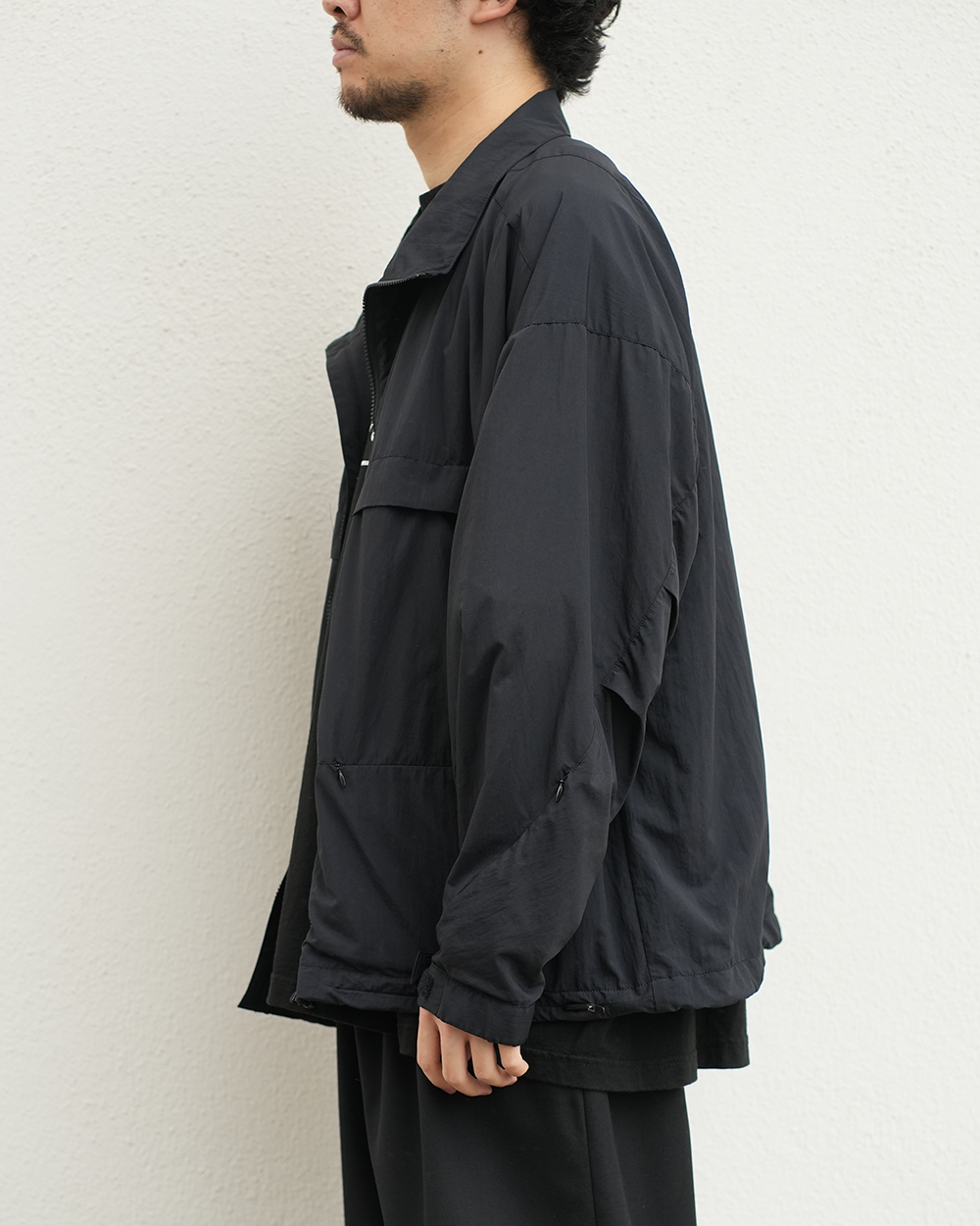 NYLON ZIP BLOUSON