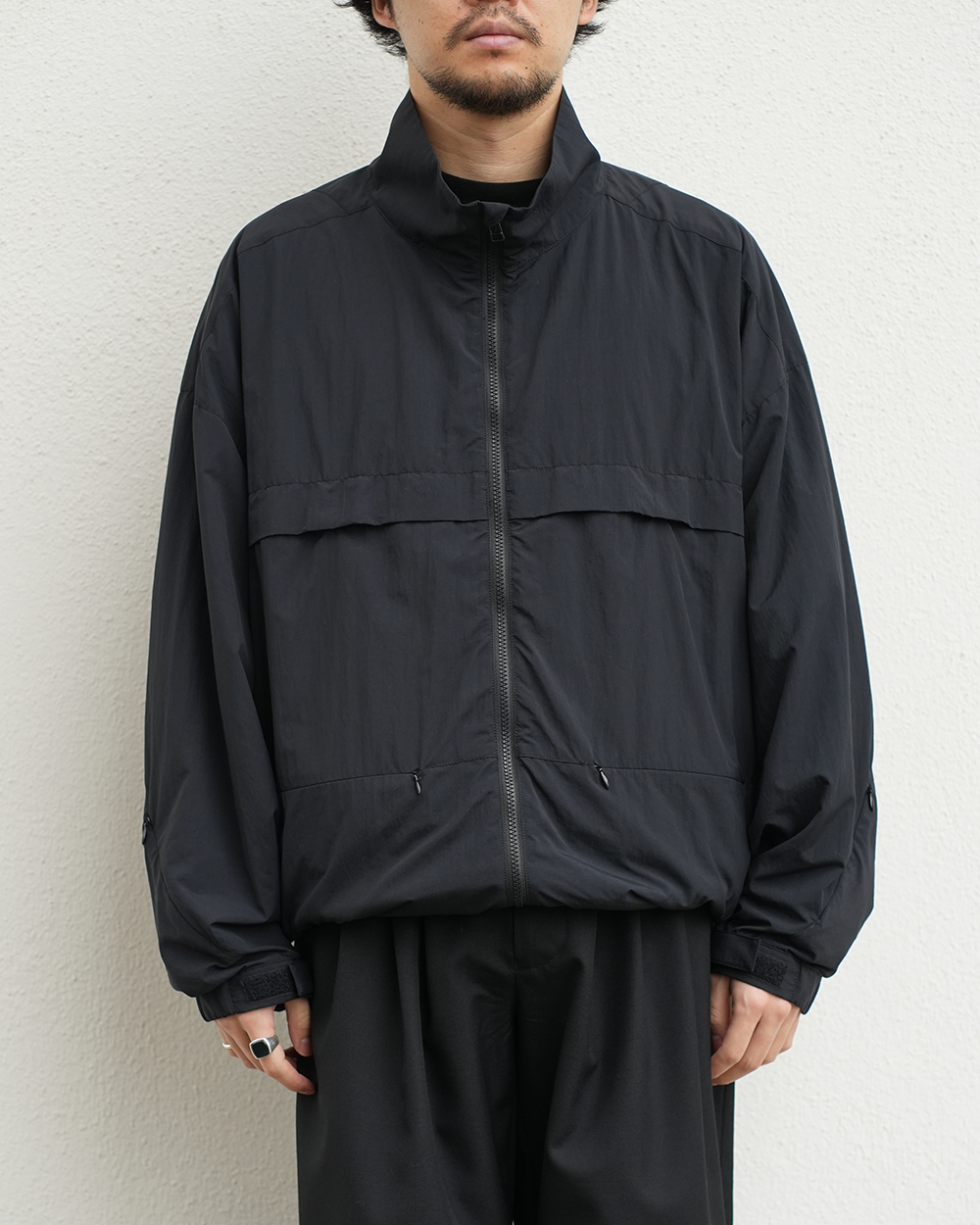 NYLON ZIP BLOUSON