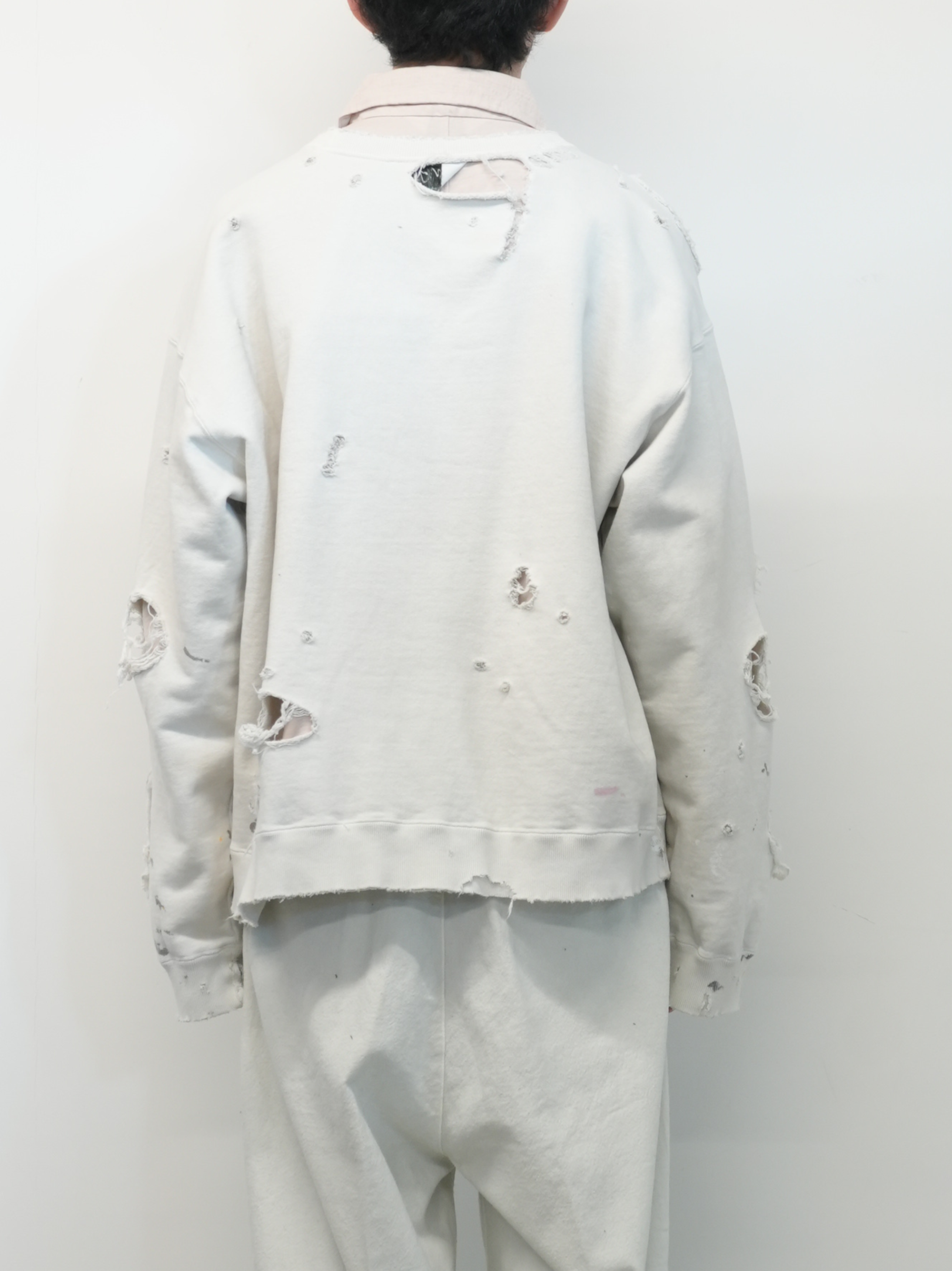 HARD CRASH SWEAT SHIRT(OFF WHITE)