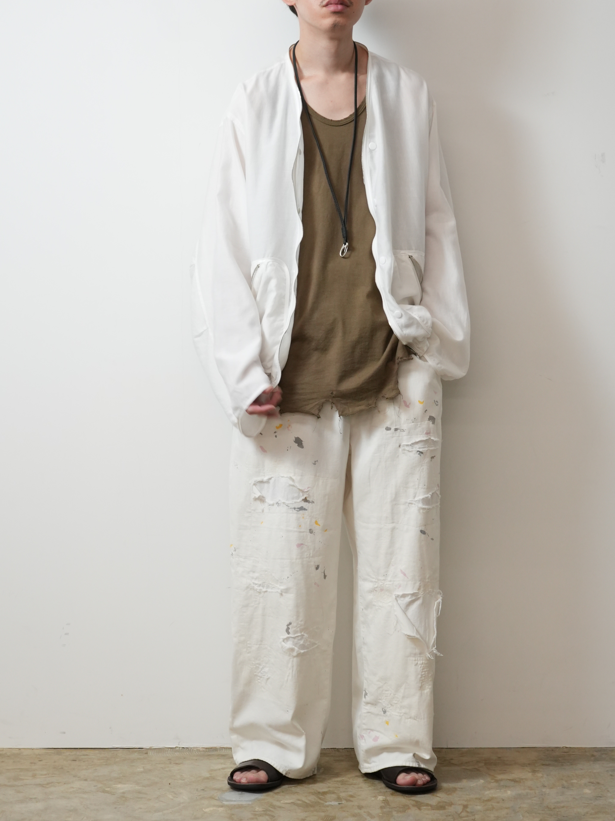 zip v jkt(WHITE) zip v jkt(WHITE)