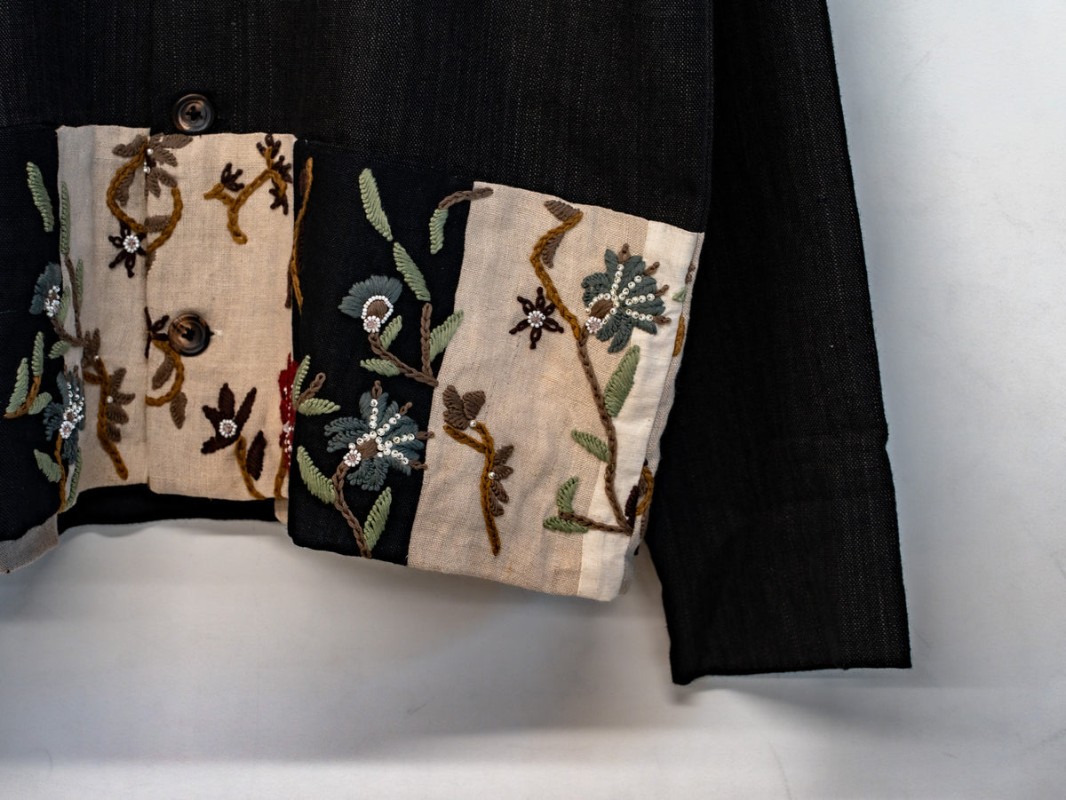 Chintz Patch Cropped Jacket
