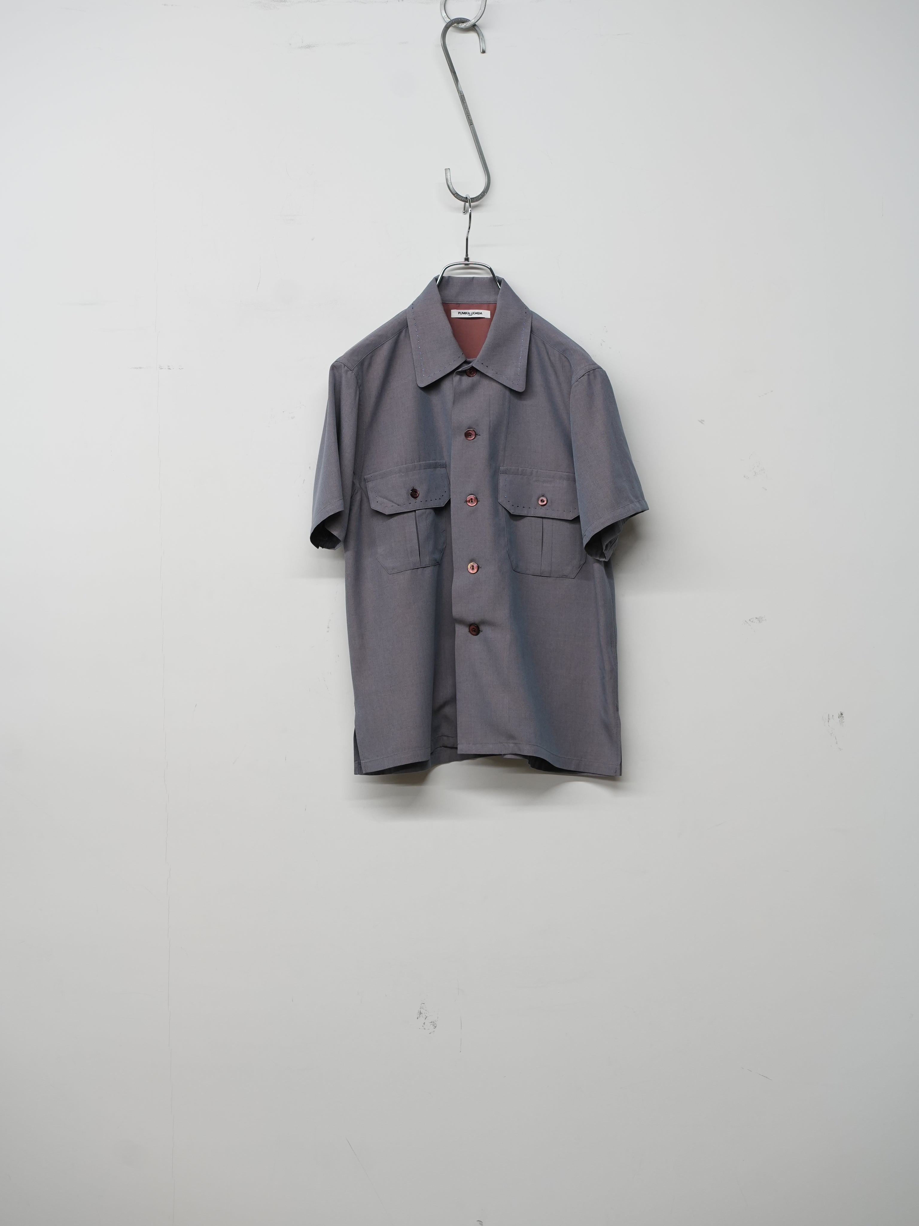 Chambray short sleeve shirt