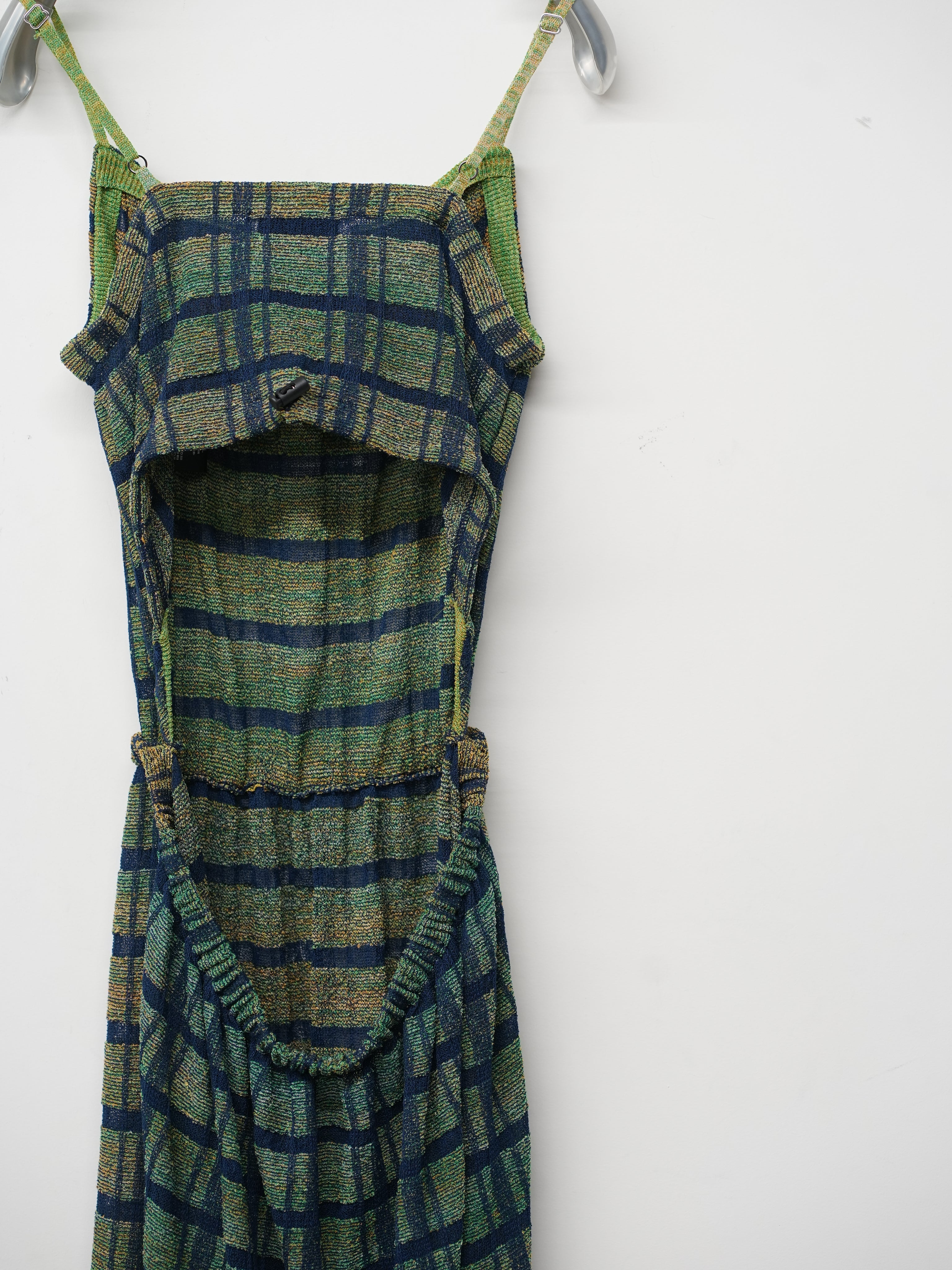 LAYERED TEXTURE KNIT DRESS