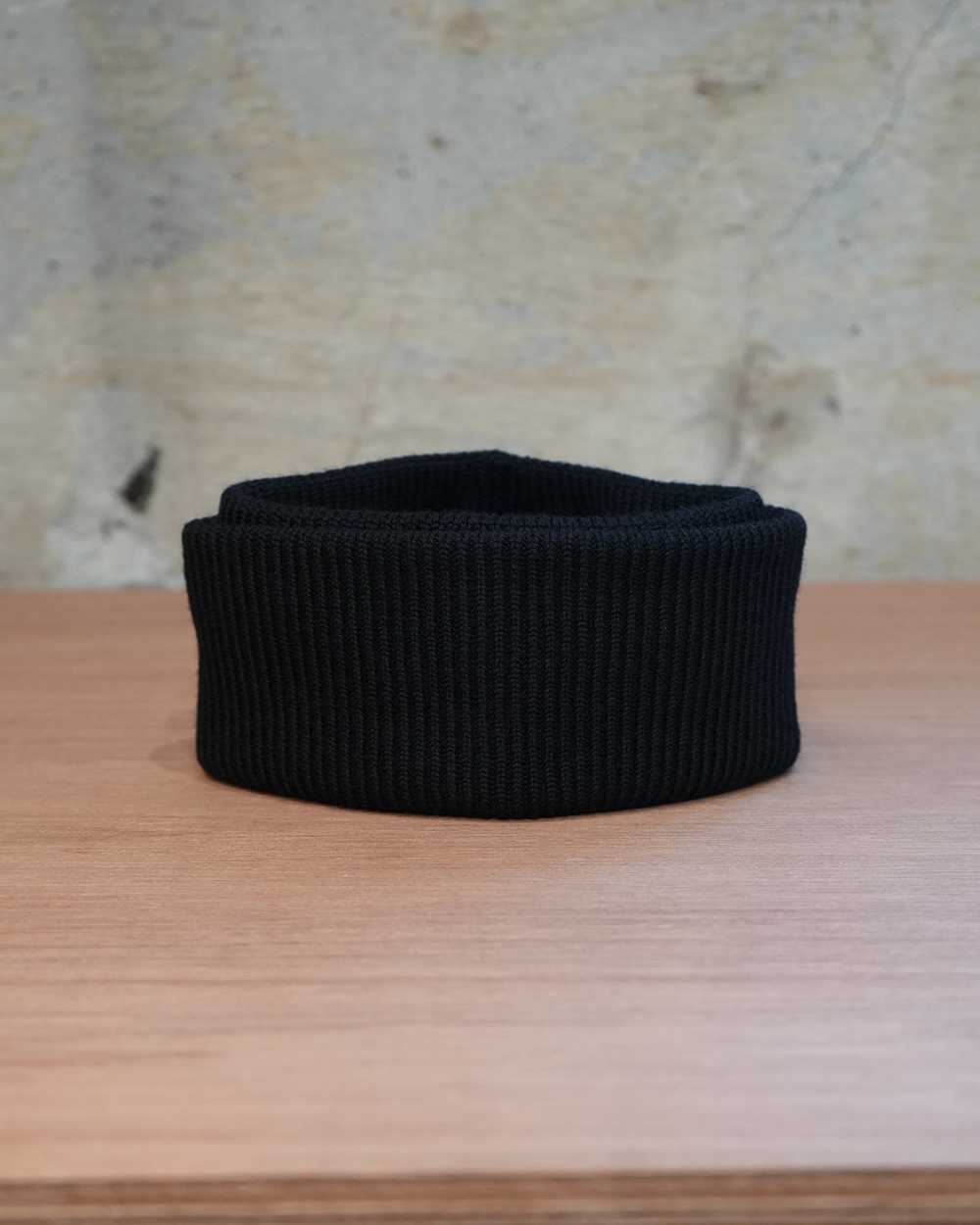 WOOL FLAP HEADBAND & NECK WARMER(BLACK)