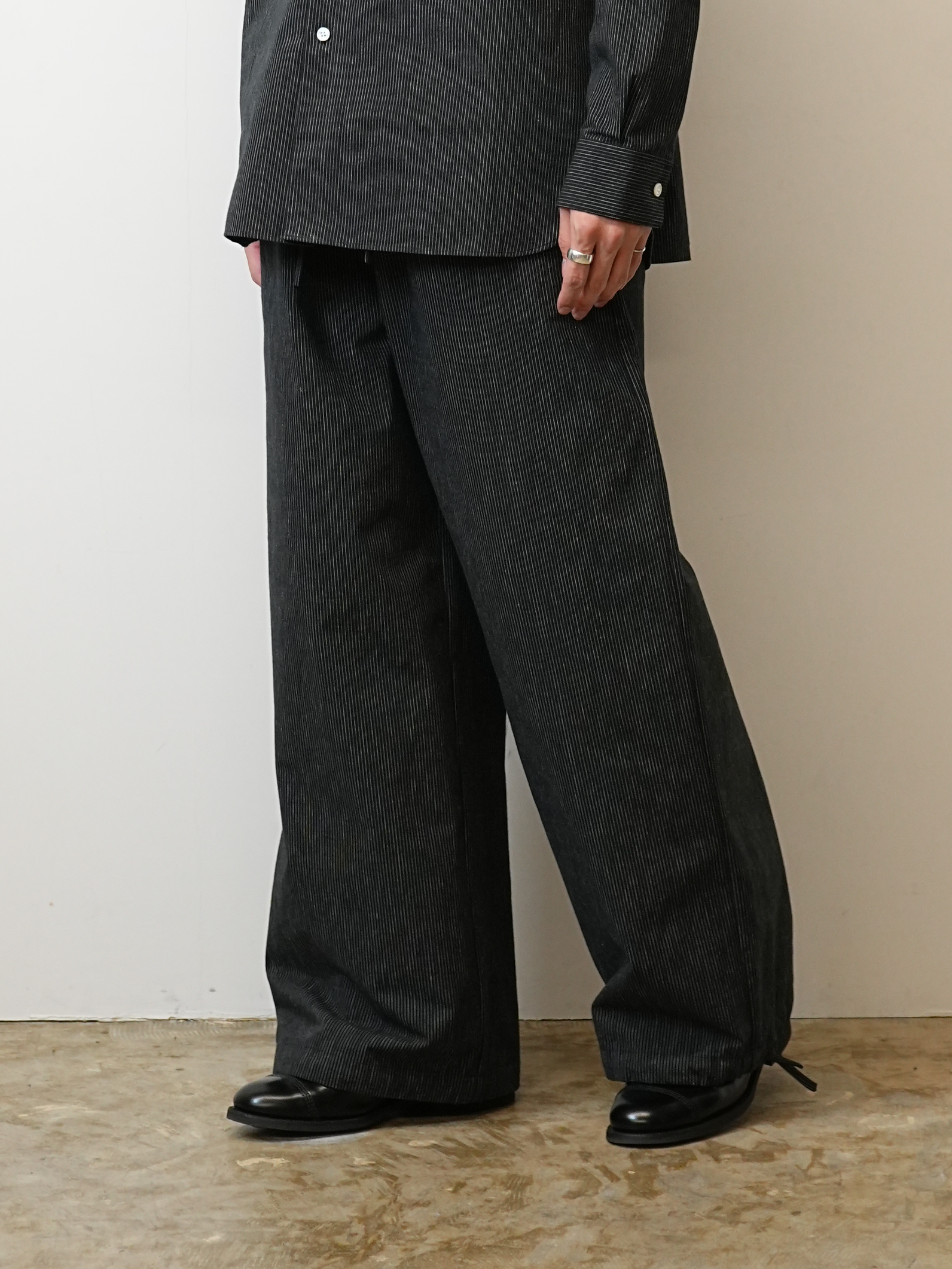 MAXI LARGE PANTS WITH DRAWSTRINGS
