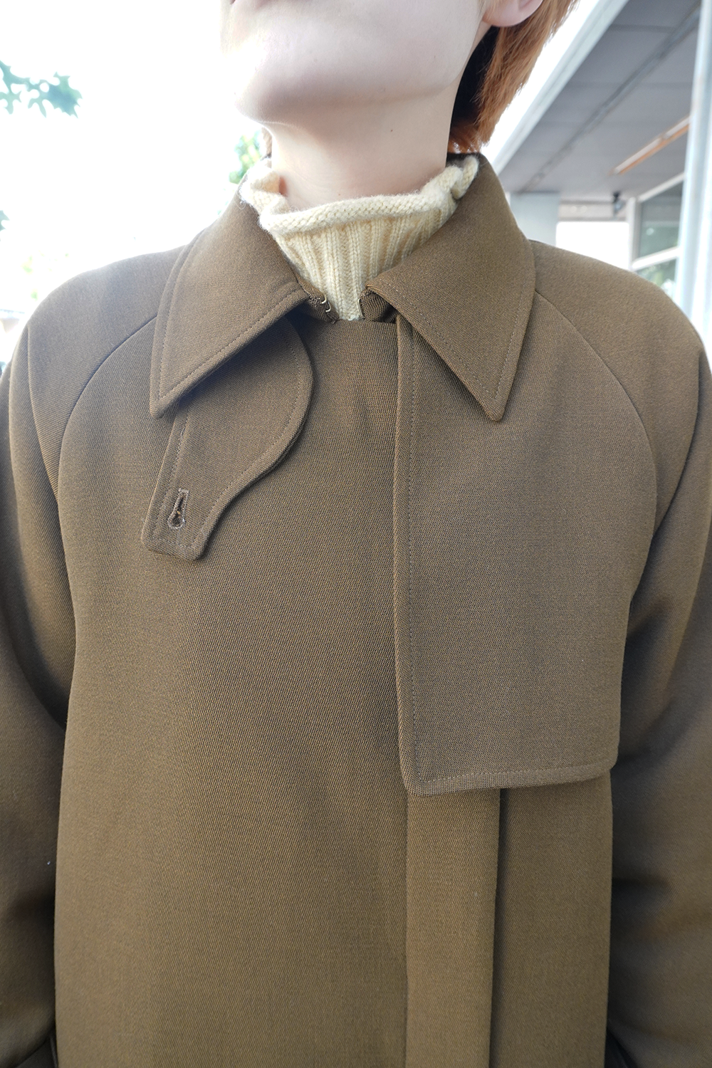 WV Mix Padded Trench Coat(Brown)