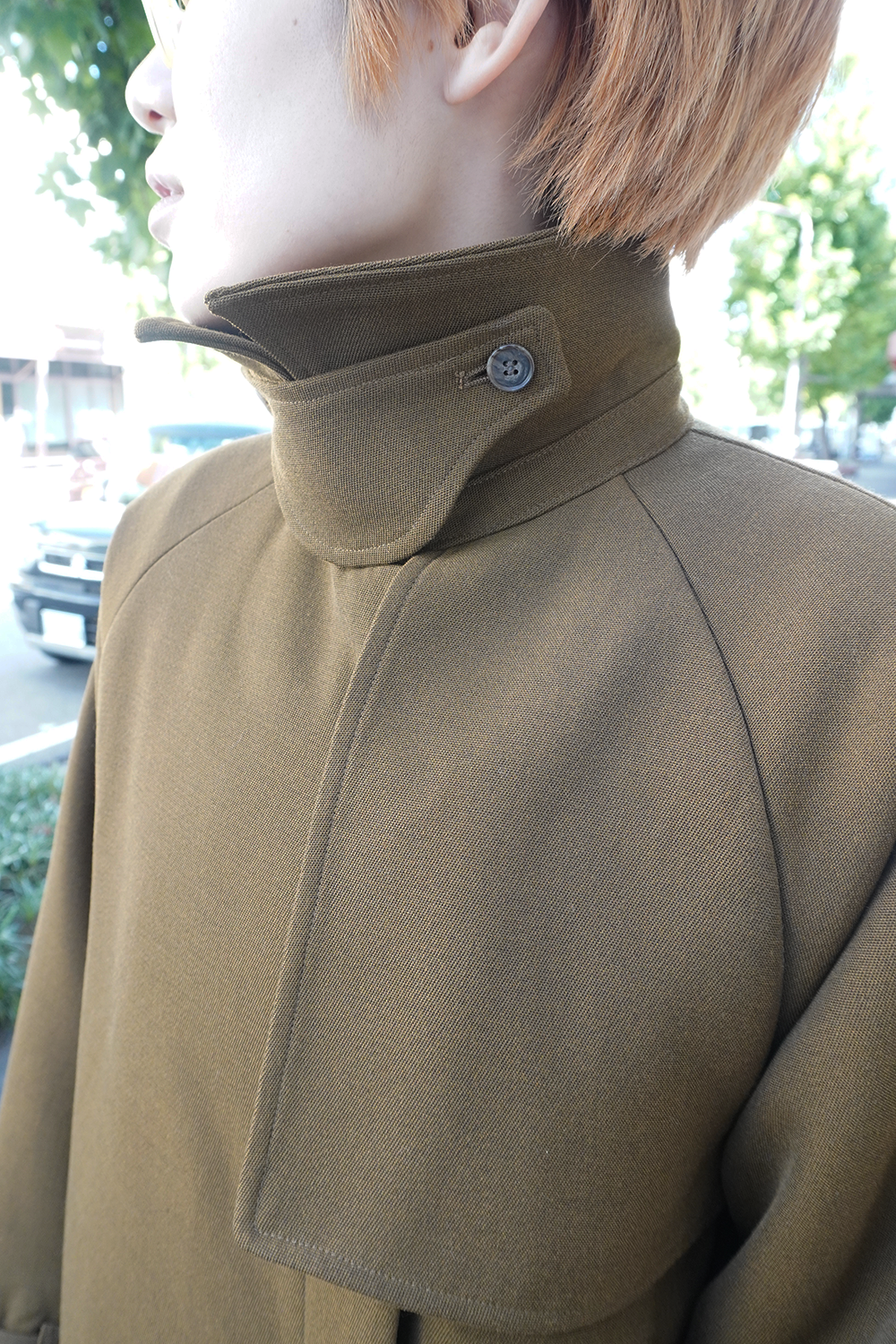 WV Mix Padded Trench Coat(Brown)