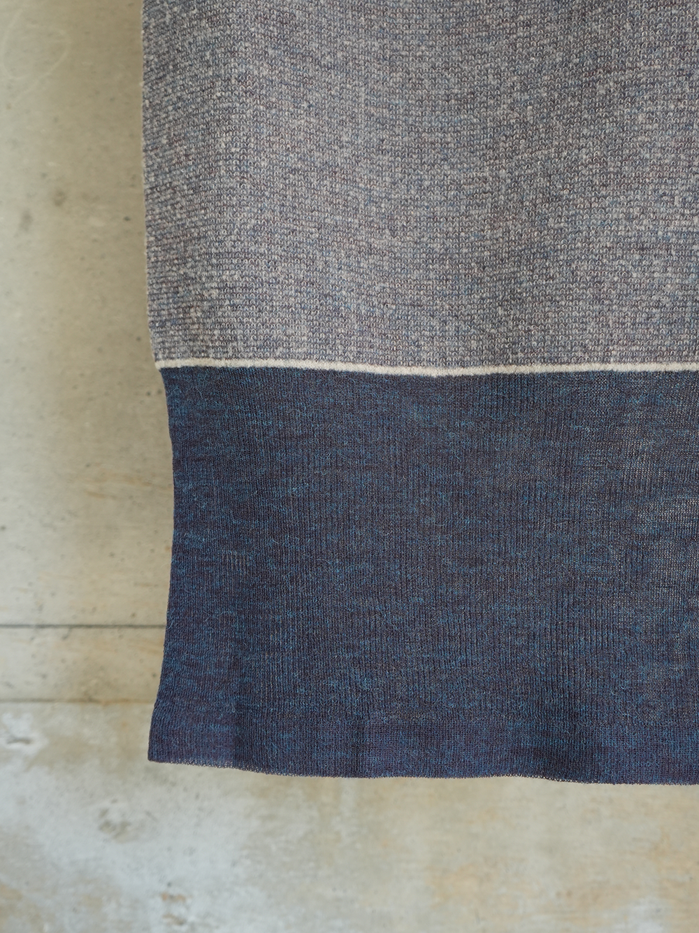 Loose Cardboard Knit | BISTIER SKIRT (GREIGEMIX)