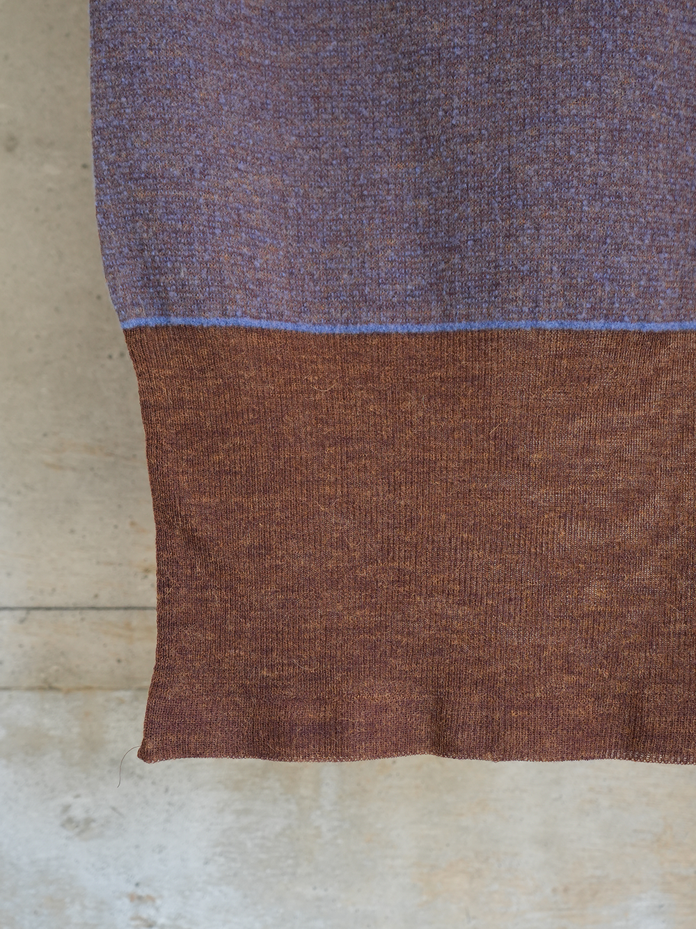 Loose Cardboard Knit | BISTIER SKIRT (BLUEMIX)