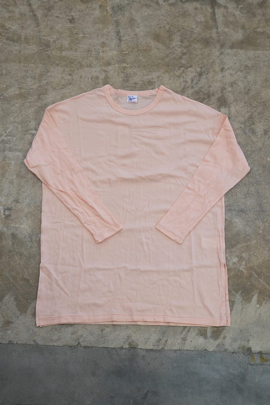 Sheer Crew L/S  tee (SALMON)