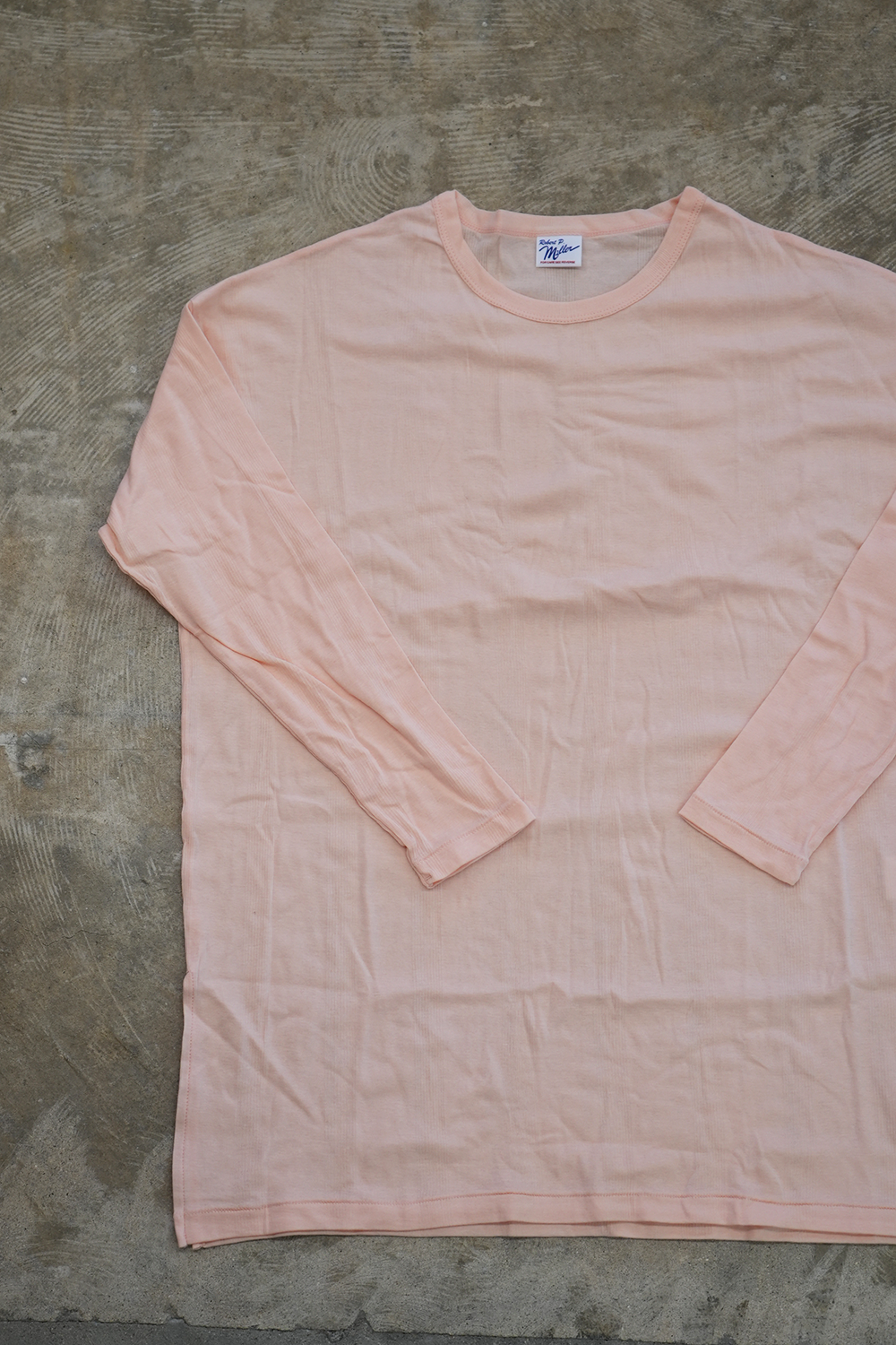 Sheer Crew L/S  tee (SALMON)