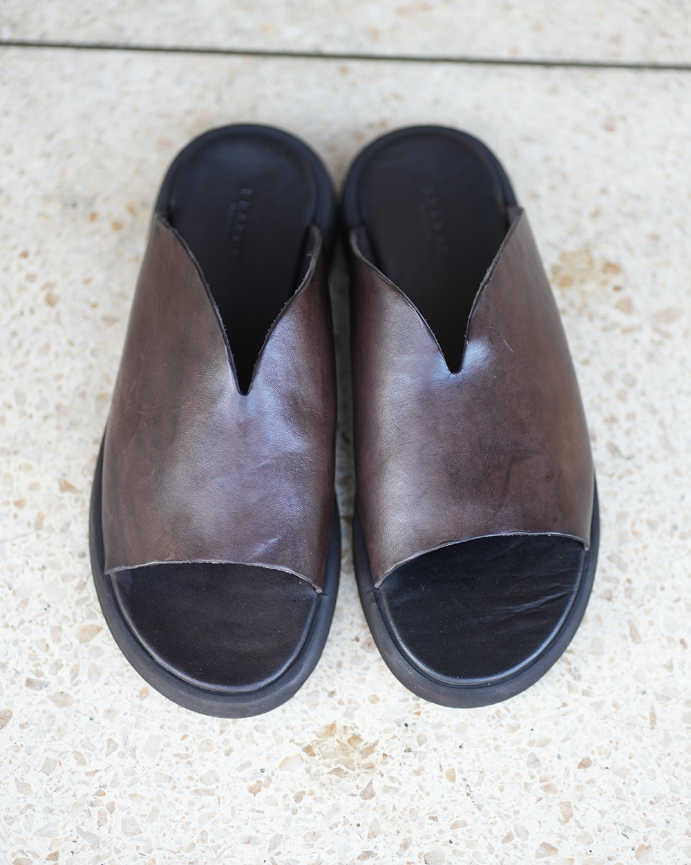 LEATHER SANDAL (92-571T-4S / T.MORO)